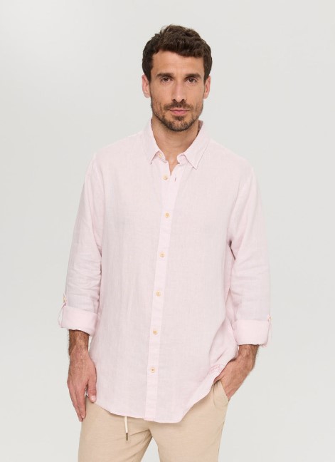 Scotch & Soda Linen Shirt-Sea Flower - Image 2