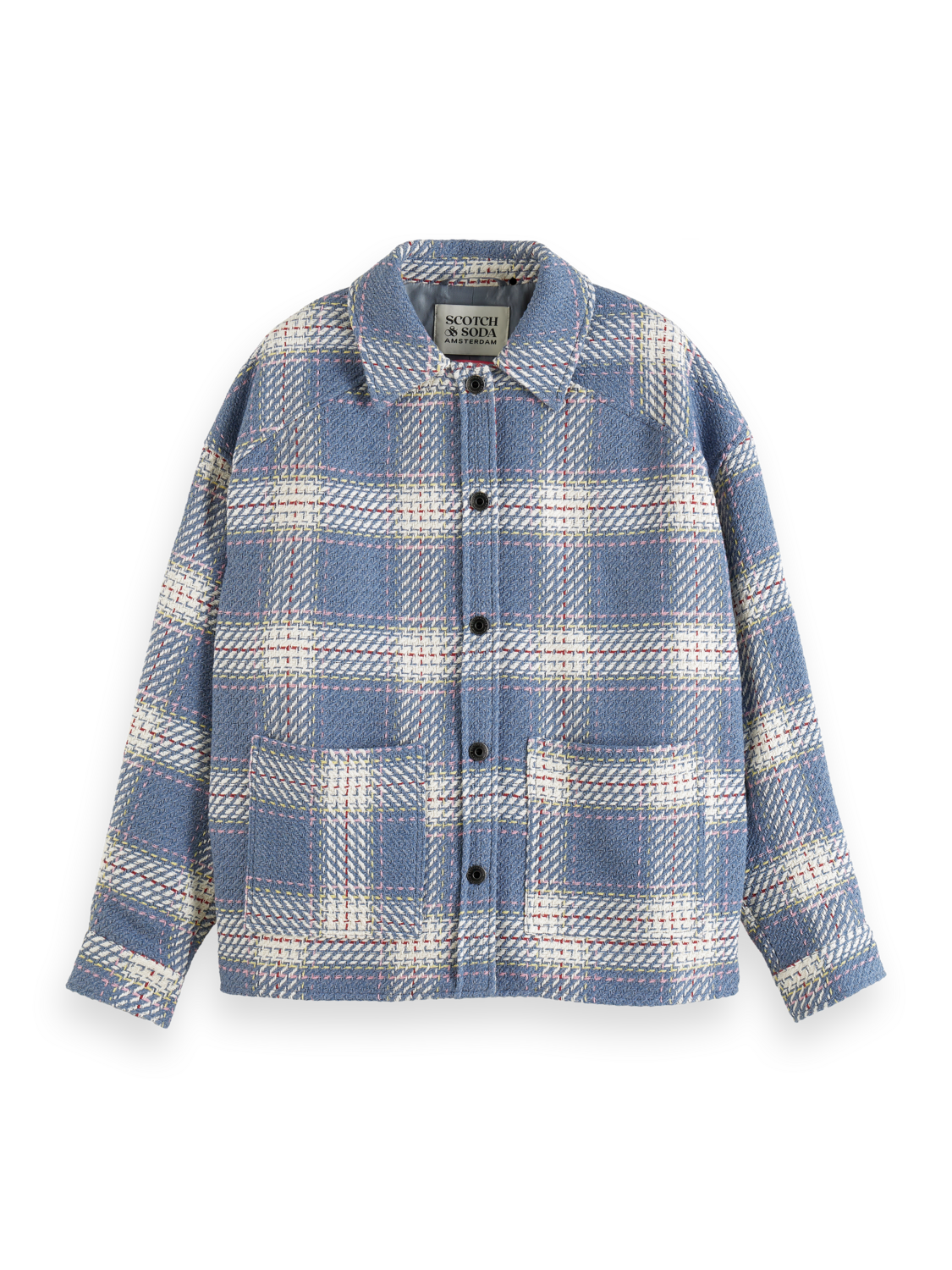 Scotch & Soda Lightweight check overshirt - Image 5