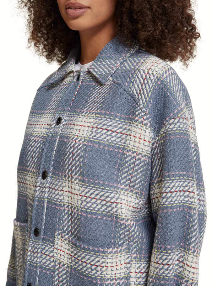 Scotch & Soda Lightweight check overshirt - Image 3