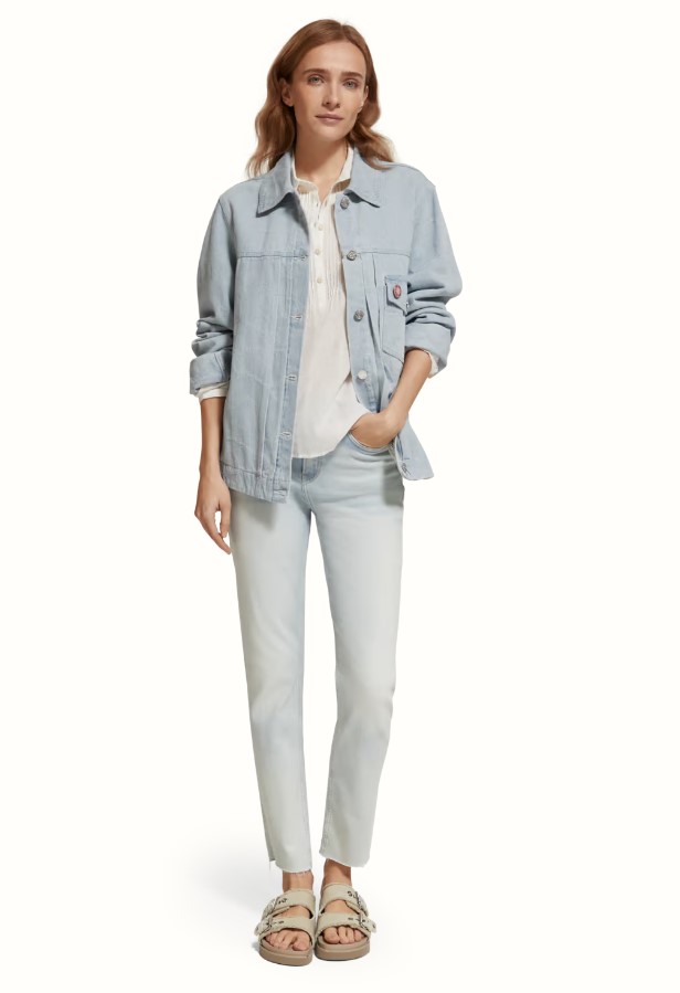 Scotch & Soda High Five high rise slim jeans Blauw Mirage - Image 4