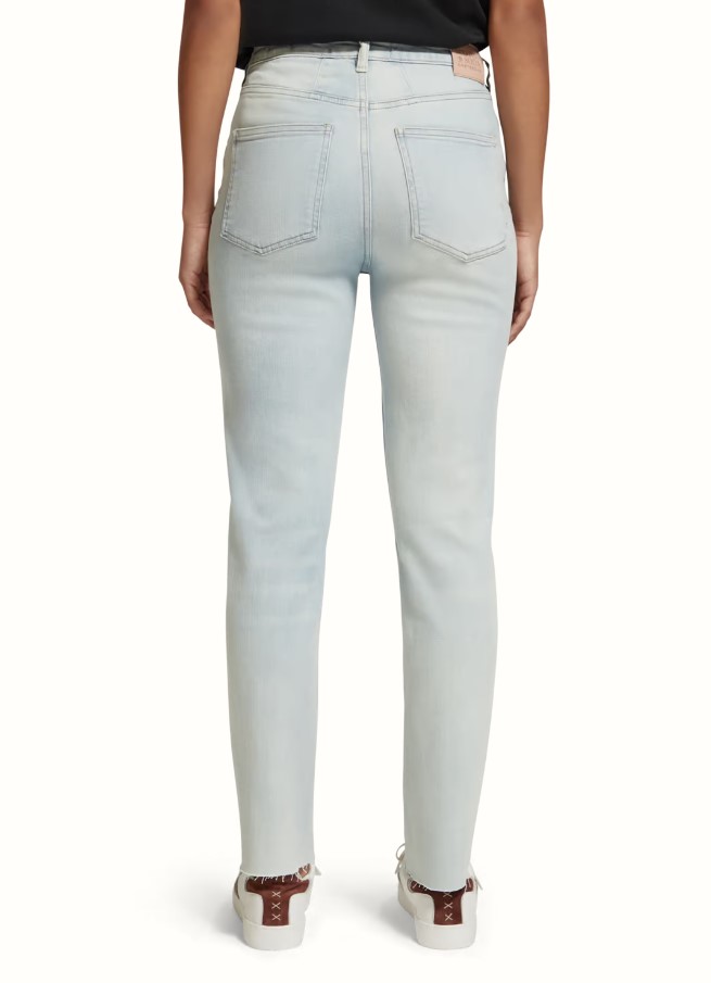 Scotch & Soda High Five high rise slim jeans Blauw Mirage - Image 3