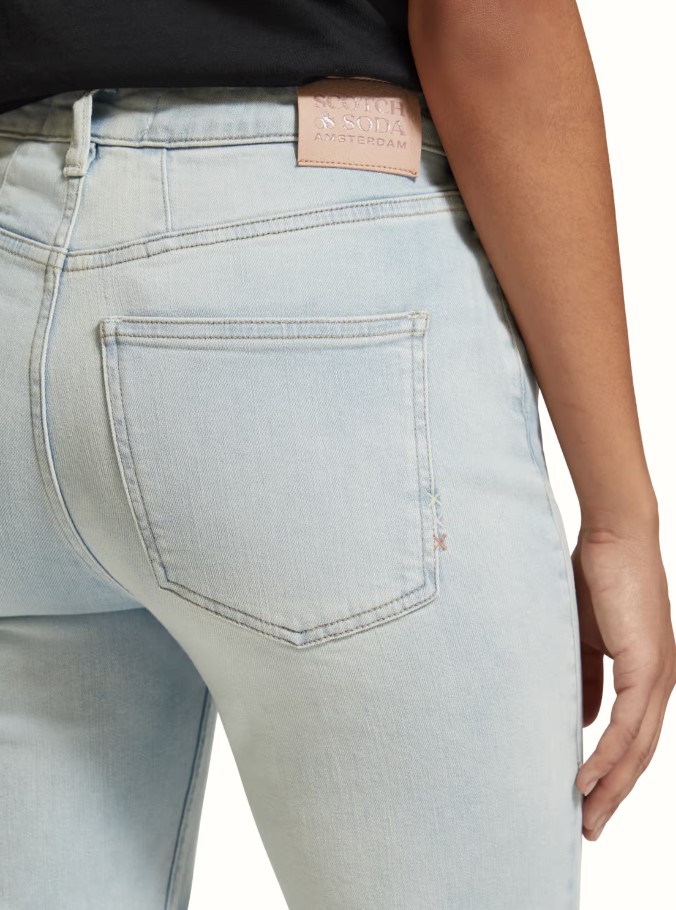 Scotch & Soda High Five high rise slim jeans Blauw Mirage - Image 5