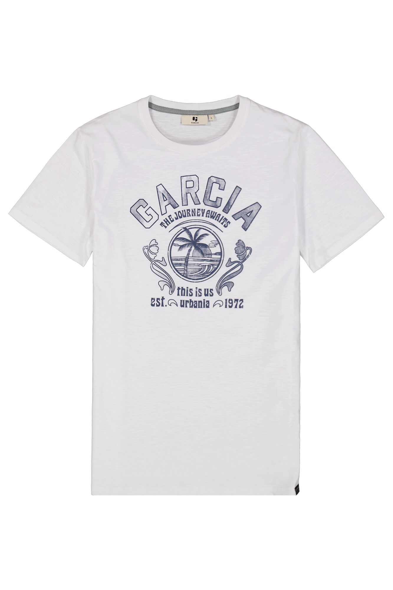 Garcia Q41001_men`s white T-shirt - Image 5