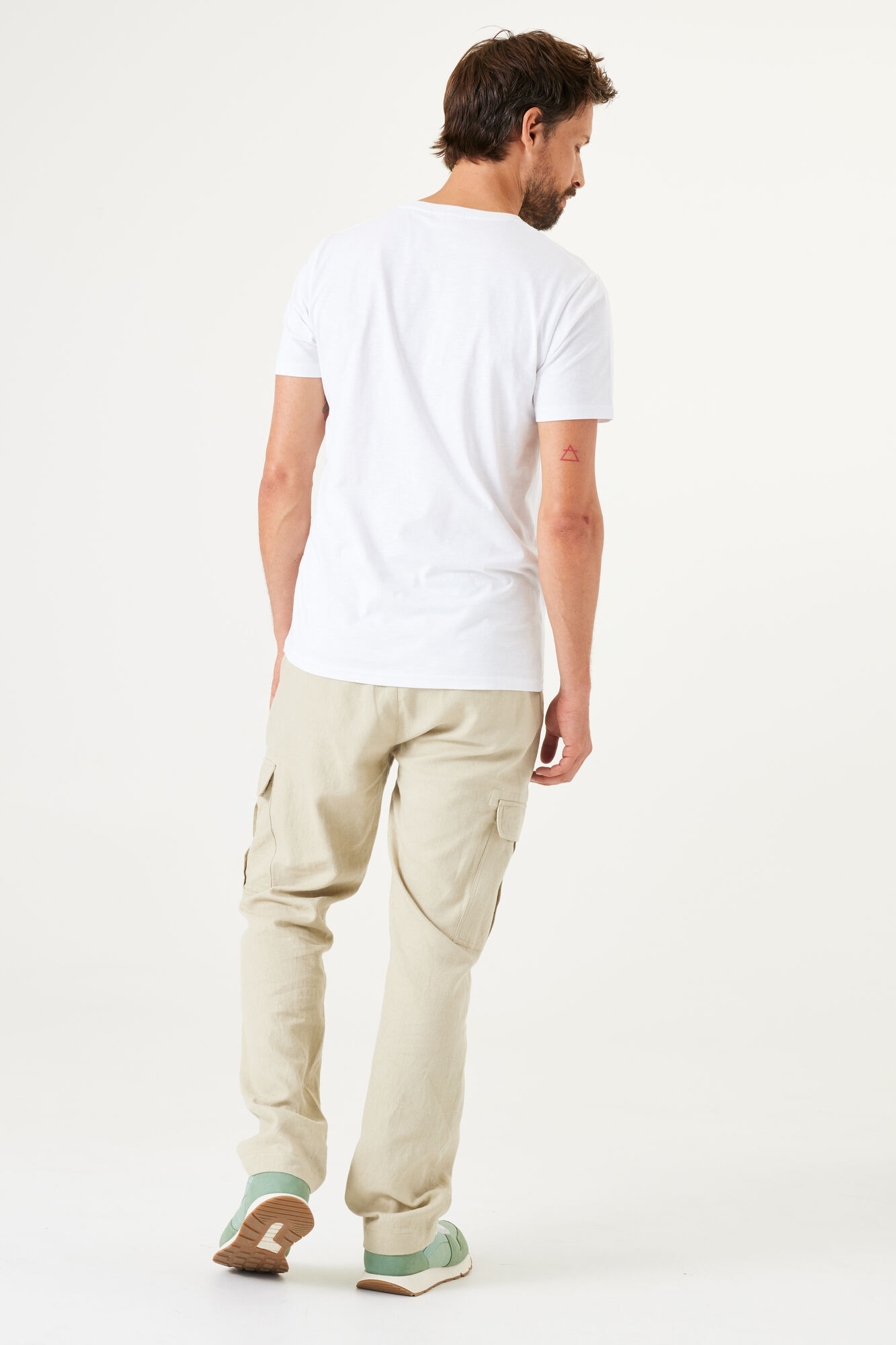 Garcia Q41001_men`s white T-shirt - Image 3
