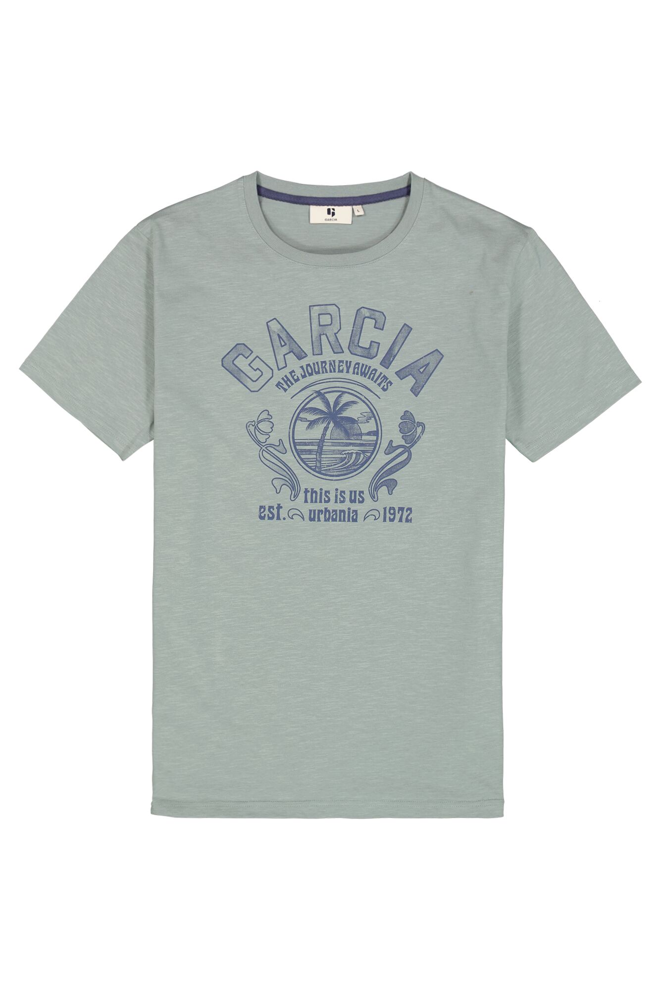 Garcia Q41001_men`s Sage T-shirt - Image 5