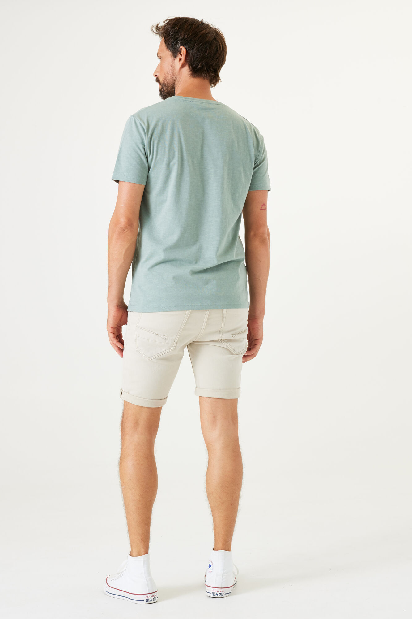 Garcia Q41001_men`s Sage T-shirt - Image 3