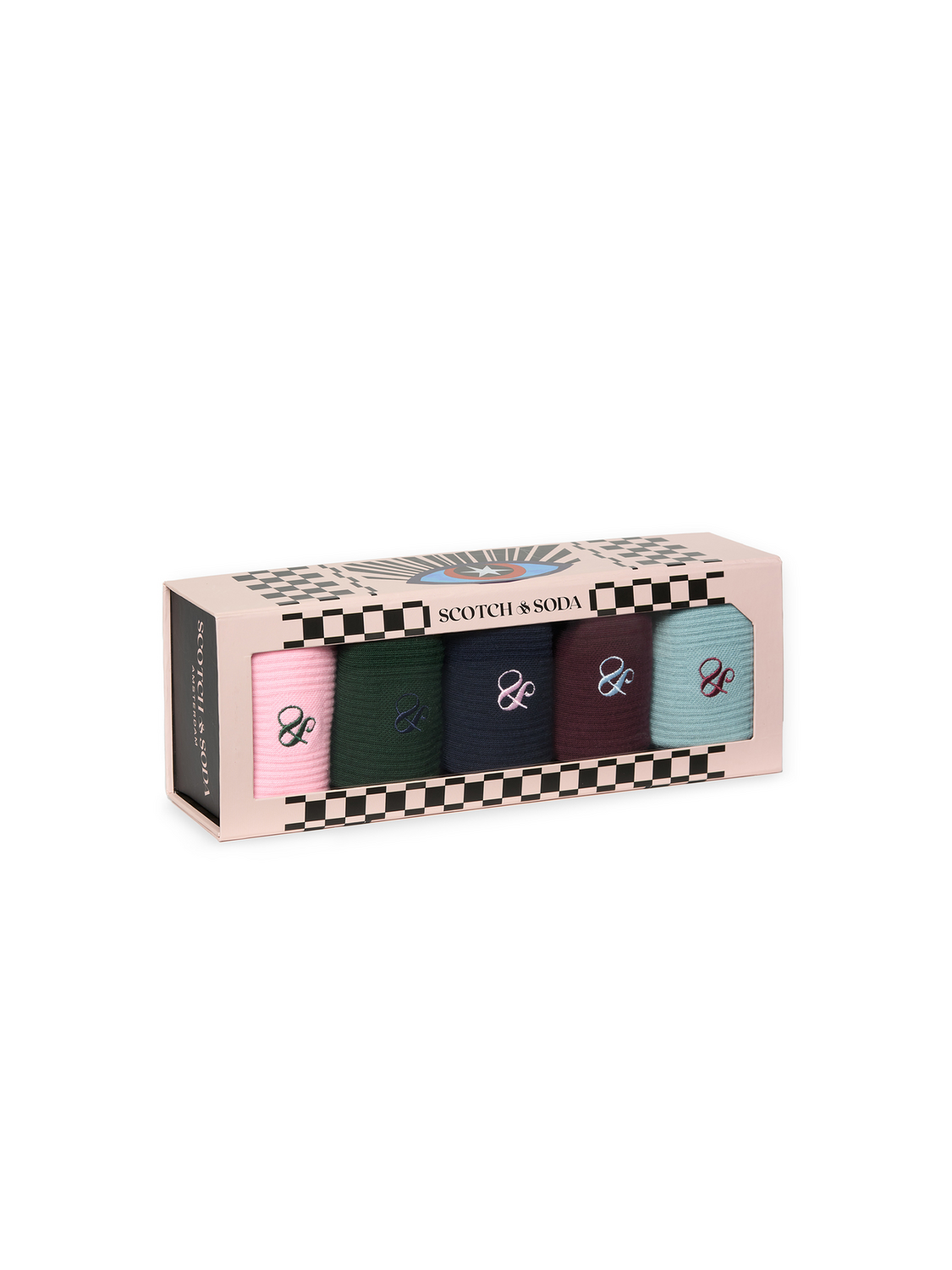 Scotch & Soda 1/2 Terry 5pack Men socks