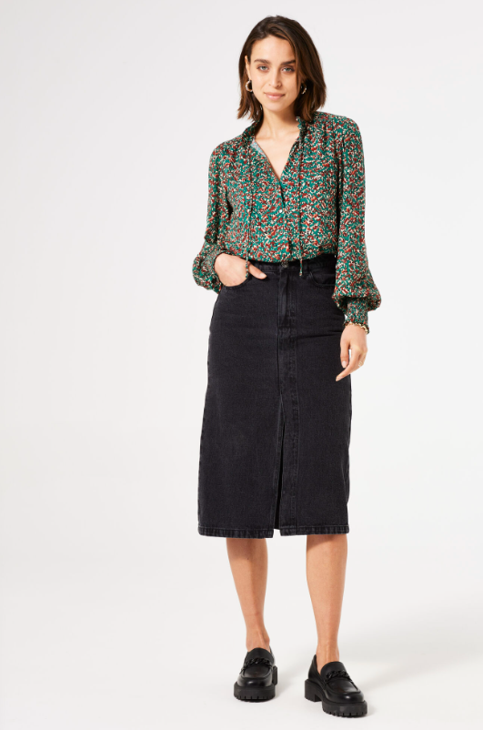 Garcia T40230 shirt Ivy forest