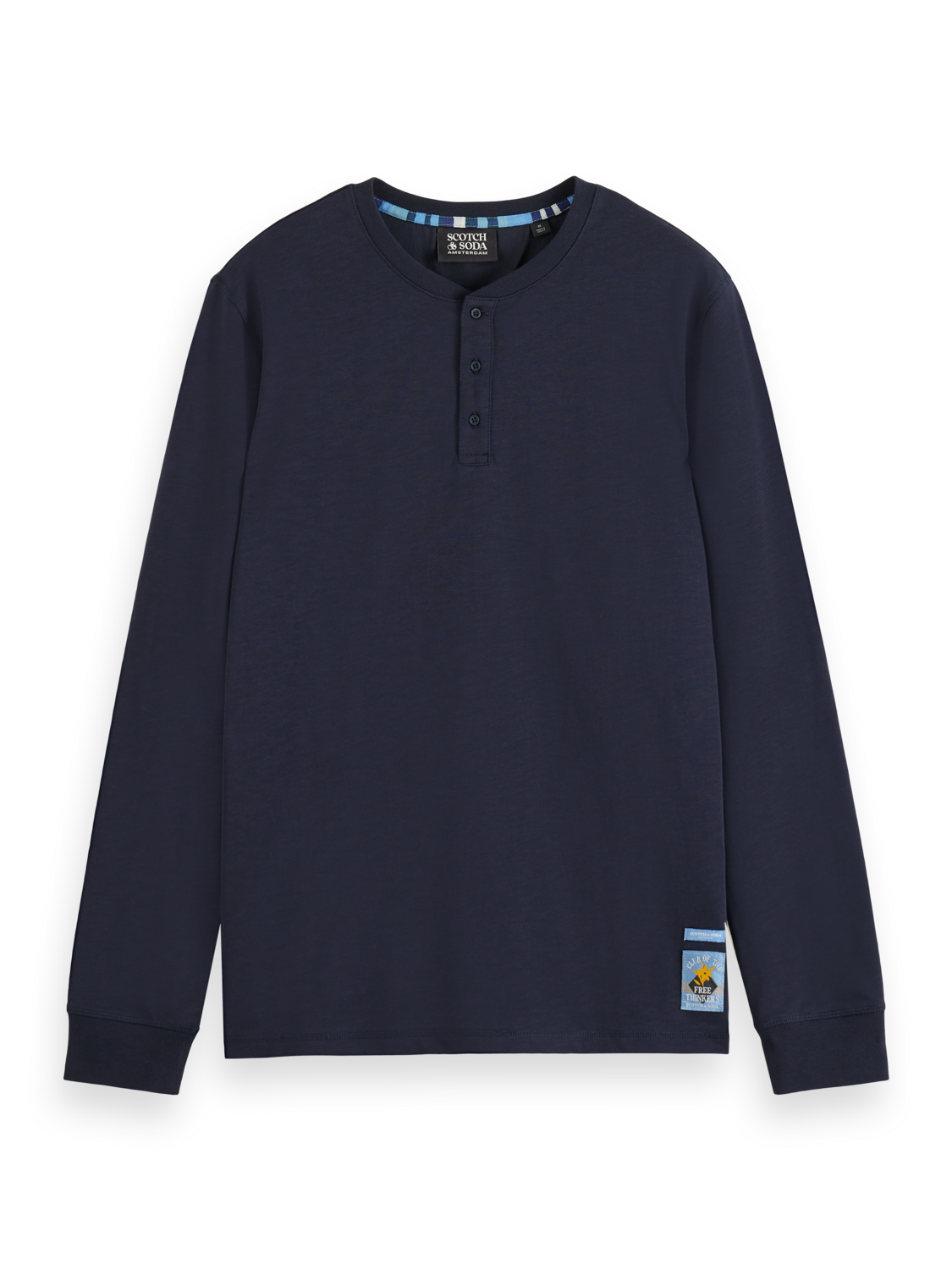 Scotch & Soda Henley T-shirt Night