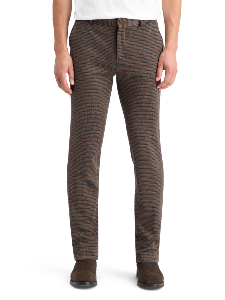 Pantalon Chino Scotch & Soda - Couleur Rouille - Coupe Super Slim Fit Stretch - Homme