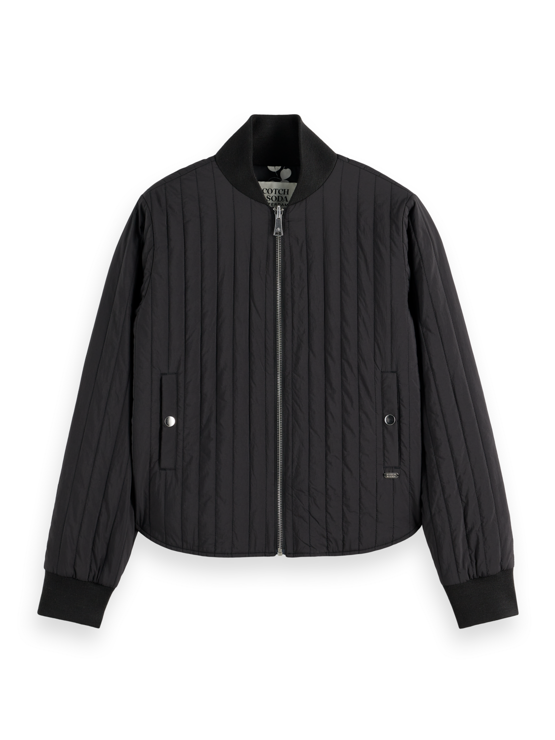 Scotch & Soda Elevated Reversible Bomber Jacket - Image 7