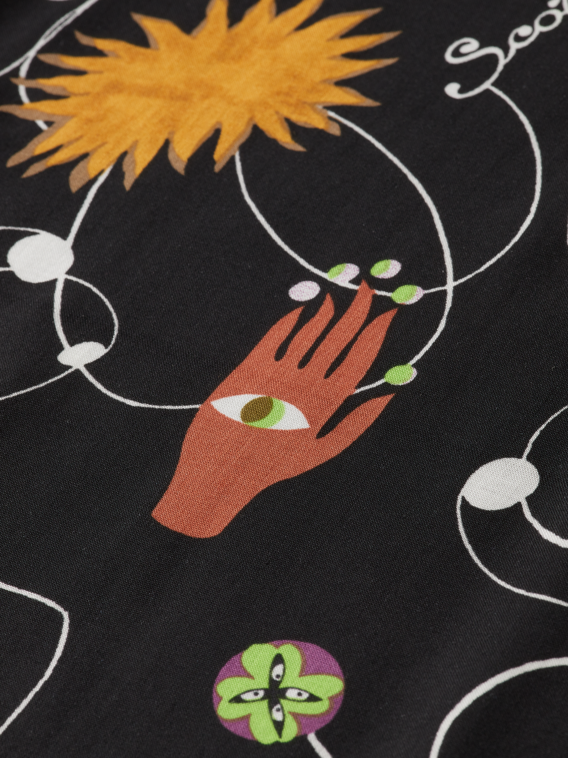 Scotch & Soda Viscose printed balloon sleeve shirt - Image 7