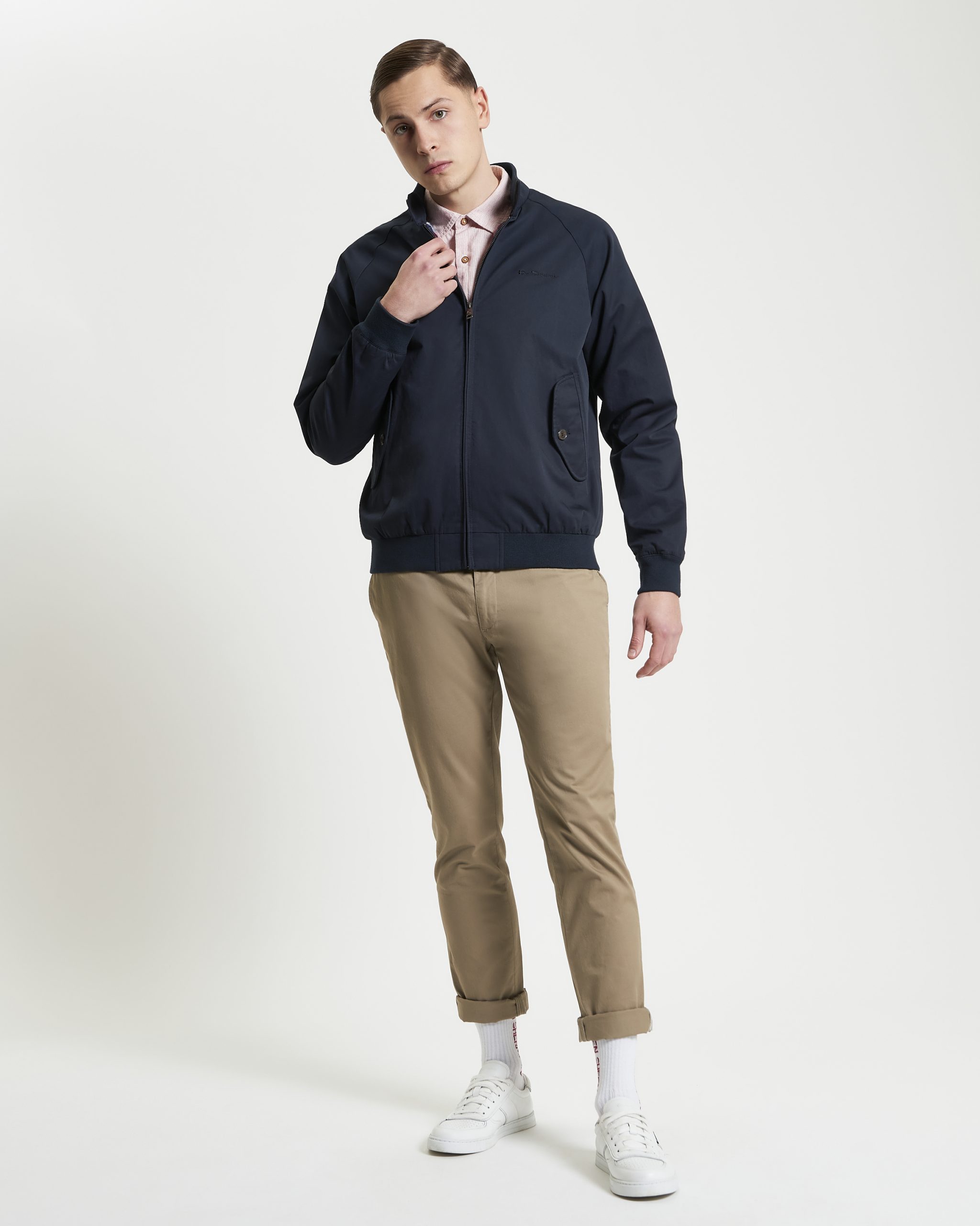 Ben Sherman Signature Harrington Jacket - Dark Navy - Image 7
