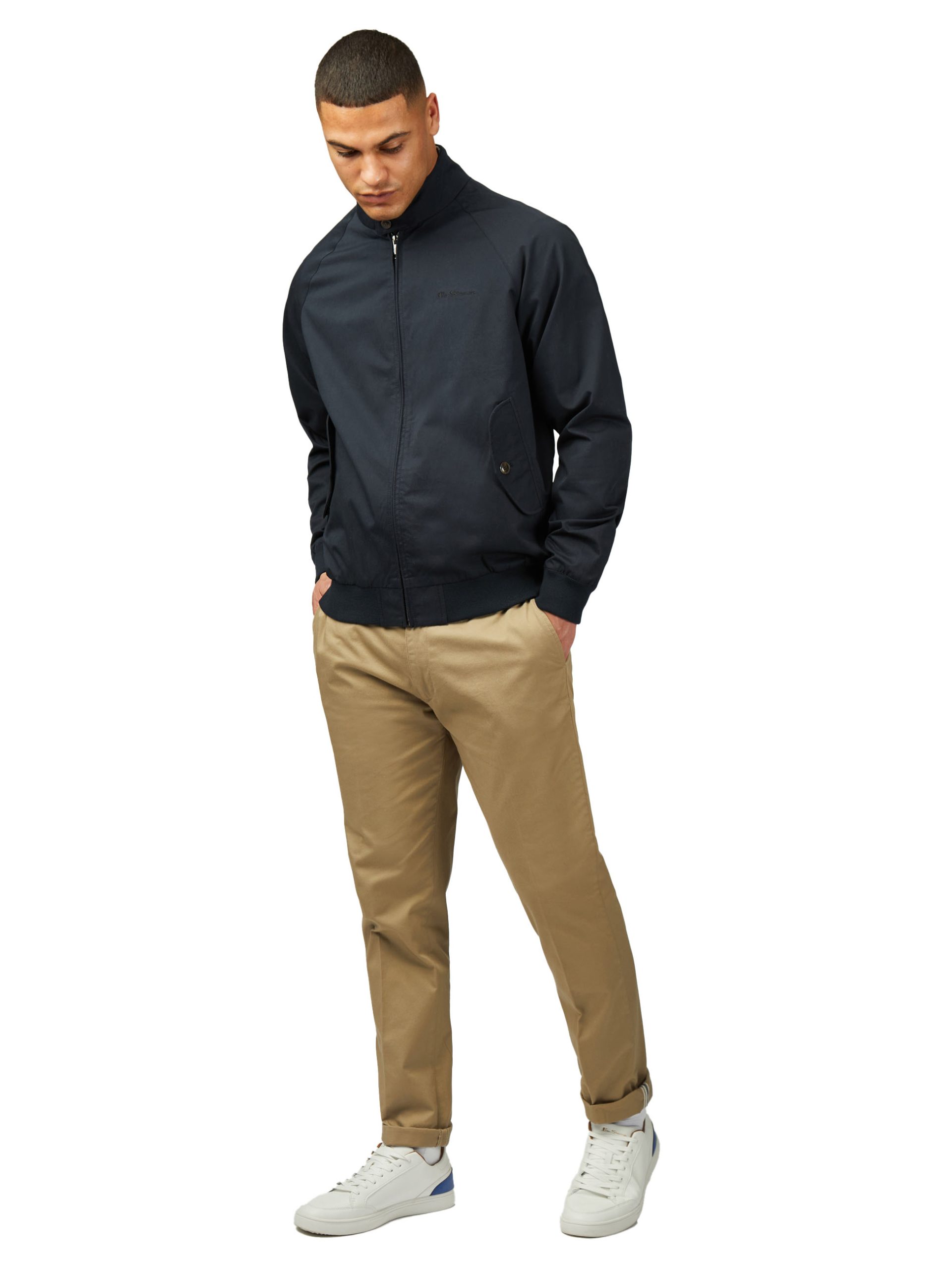 Ben Sherman Signature Harrington Jacket - Dark Navy - Image 3