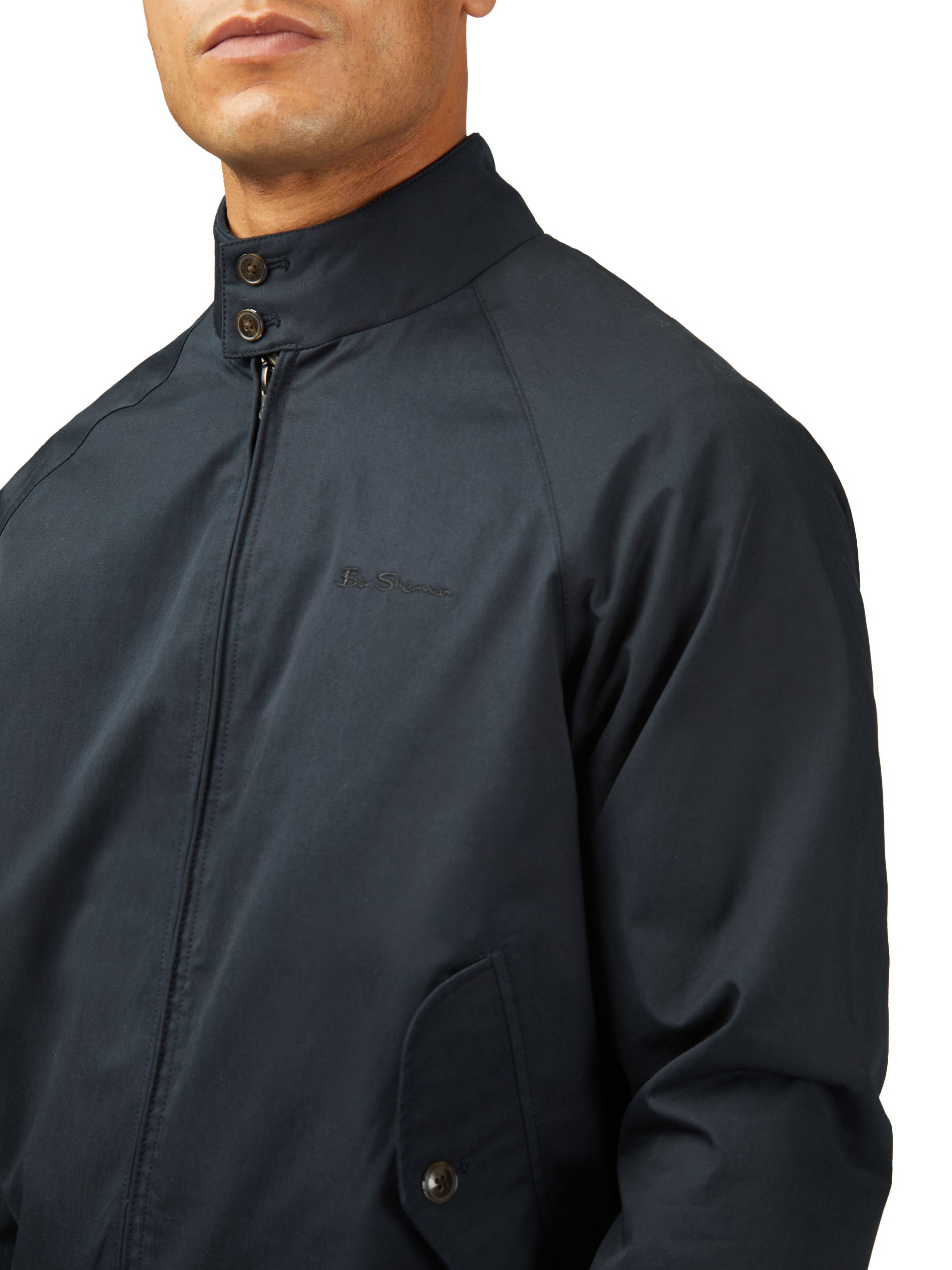 Ben Sherman Signature Harrington Jacket - Dark Navy - Image 8