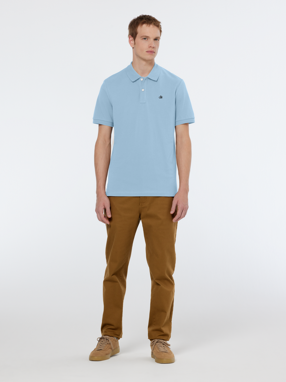 Scotch & Soda Seasonal core - Logo Pique Polo - Spring Blue - Image 2
