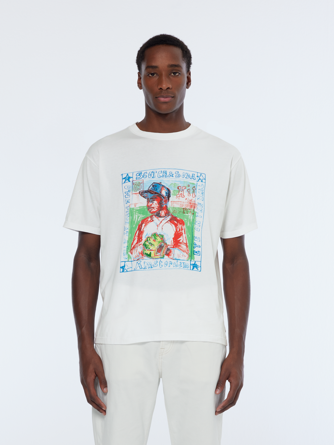 Scotch & Soda - Front Chest Artwork Relaxed Fit T-ShirT - Image 2