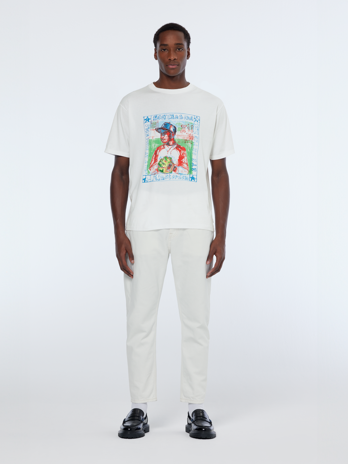 Scotch & Soda - Front Chest Artwork Relaxed Fit T-ShirT - Image 3