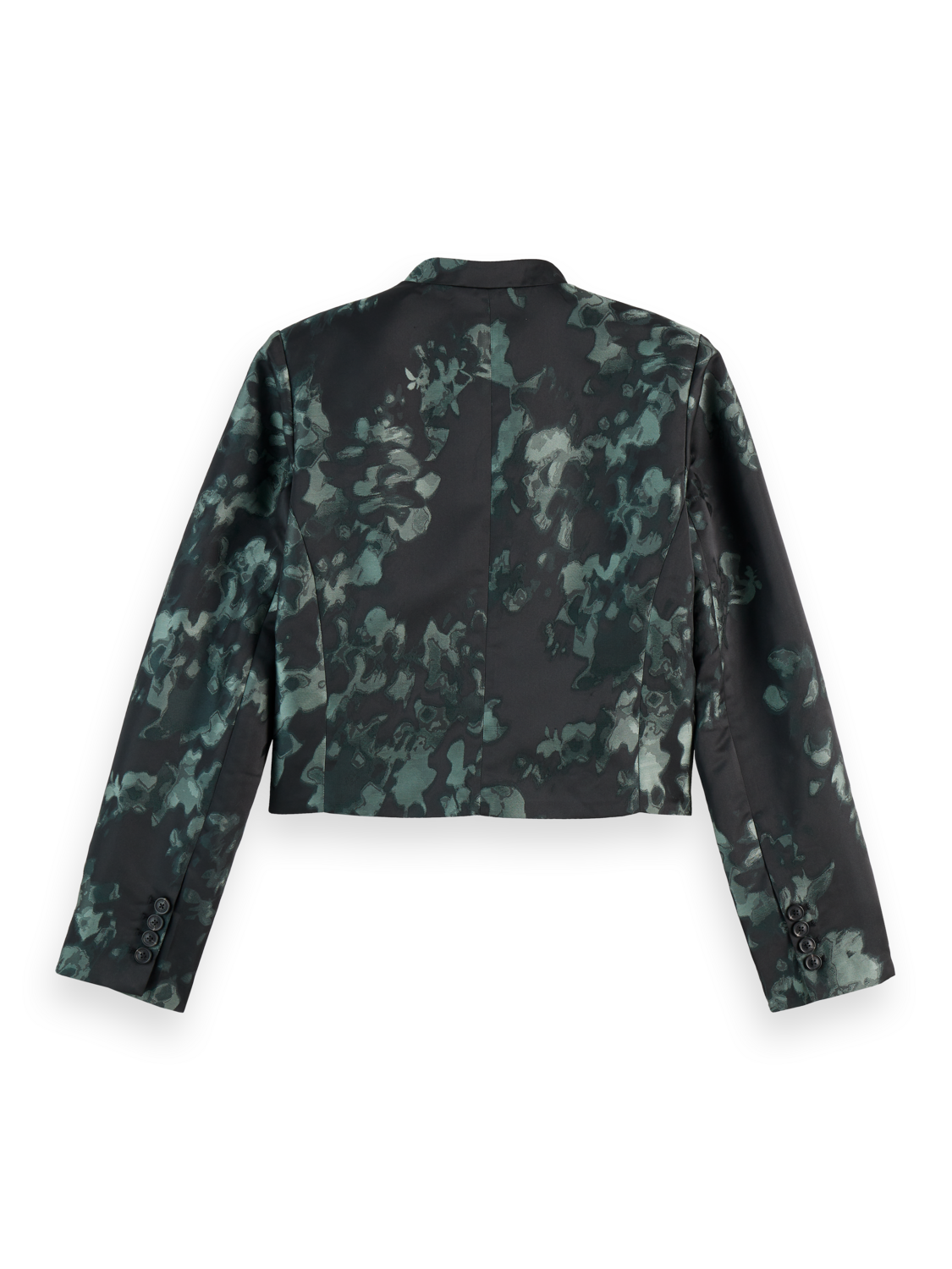 Scotch & Soda - Floral Jacquard Cropped Blazer - Image 5