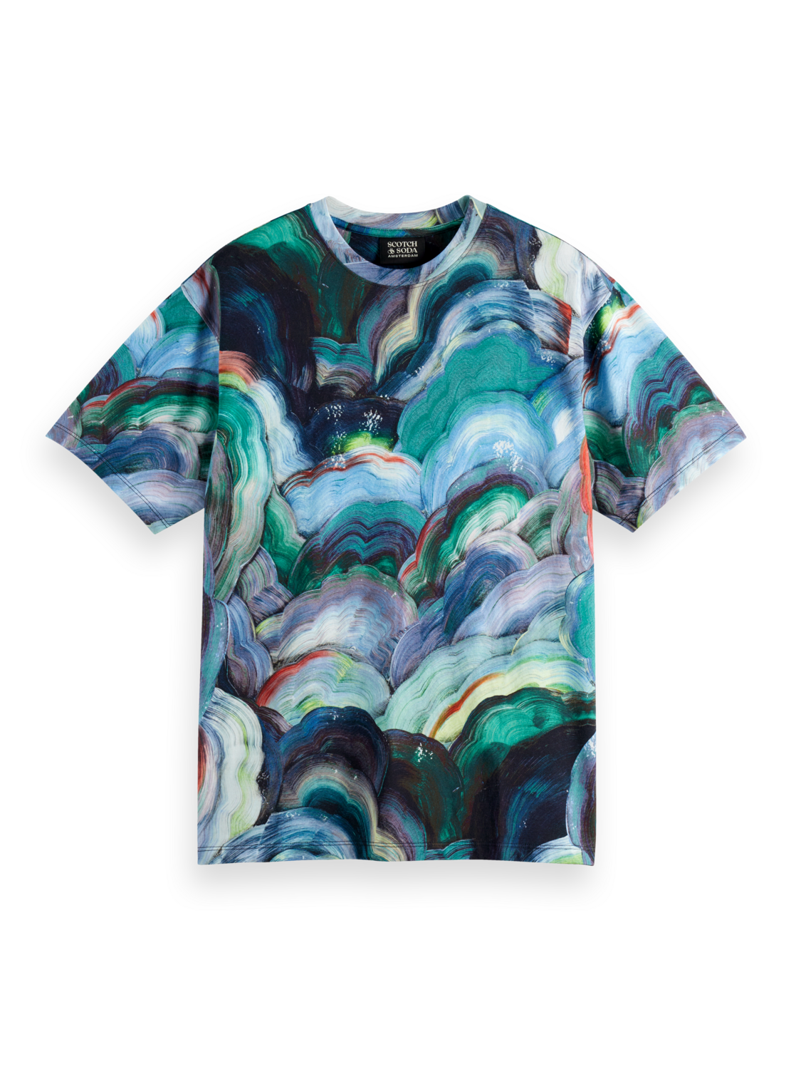 Scotch & Soda - Digital AOP Relaxed Fit T-Shirt - Image 4