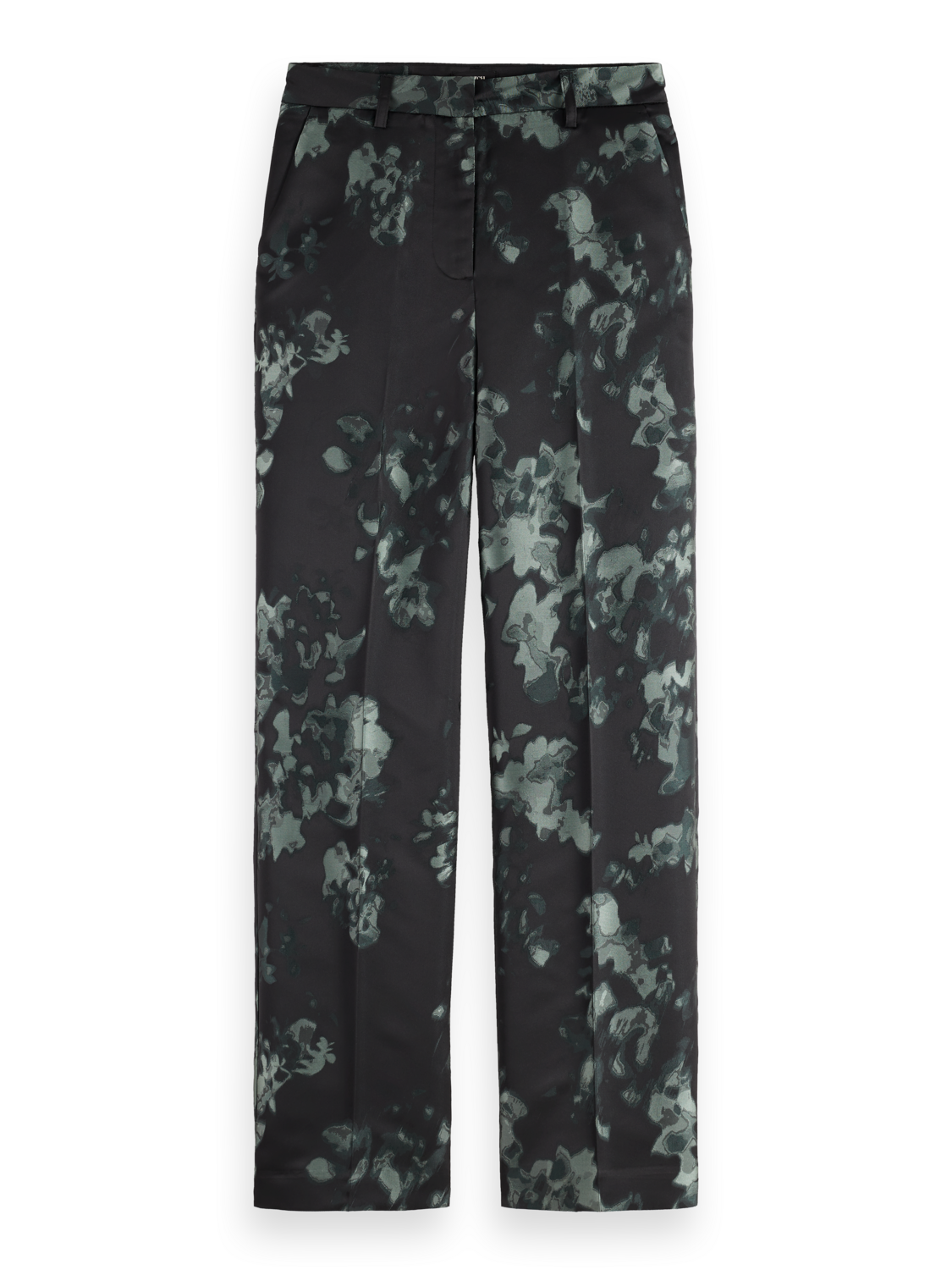 Scotch & Soda - Ripple Floral Jacquard Straight Leg Pant - Brave