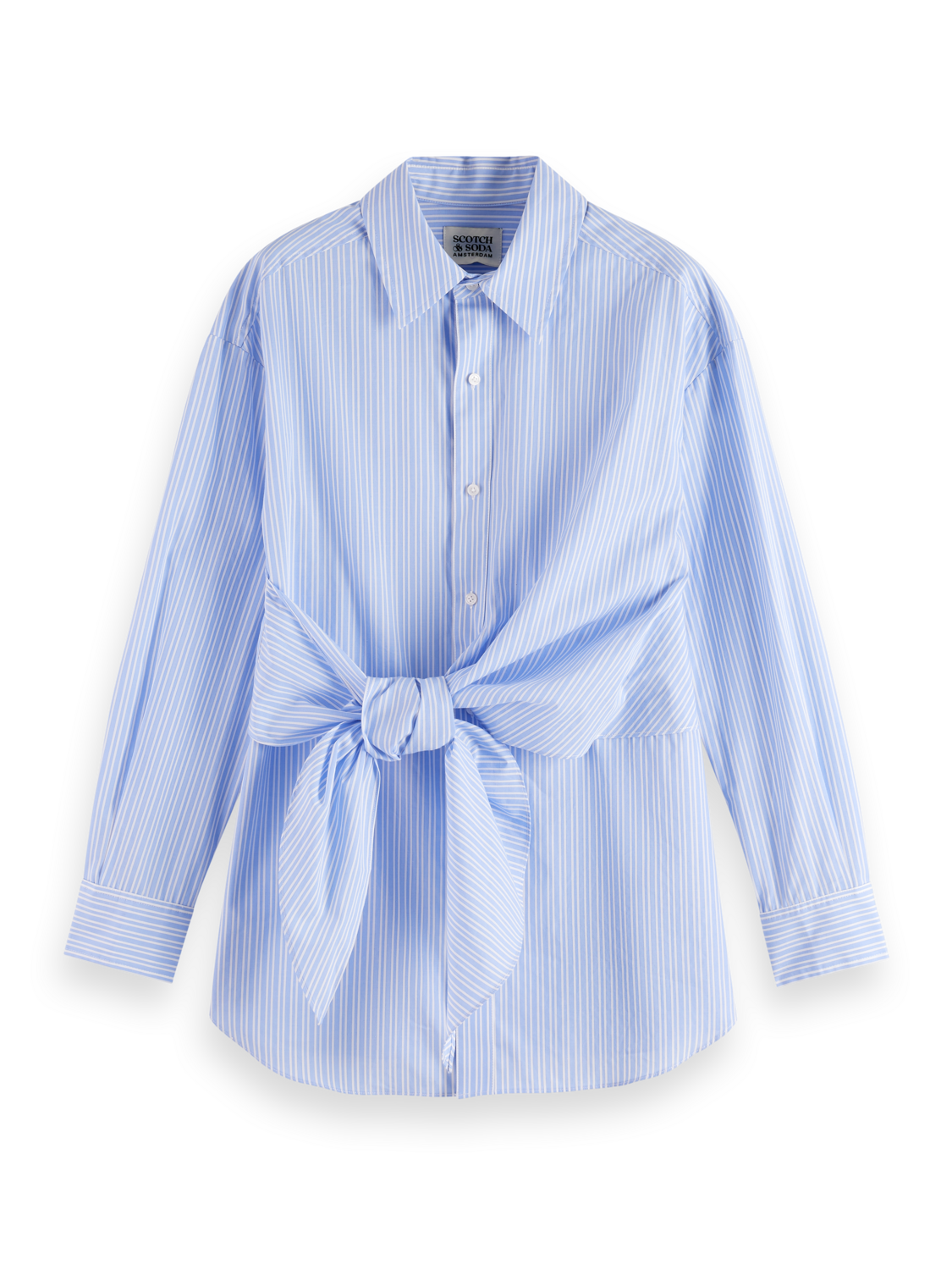 Scotch & Soda - Striped Knotted Shirt - Image 3