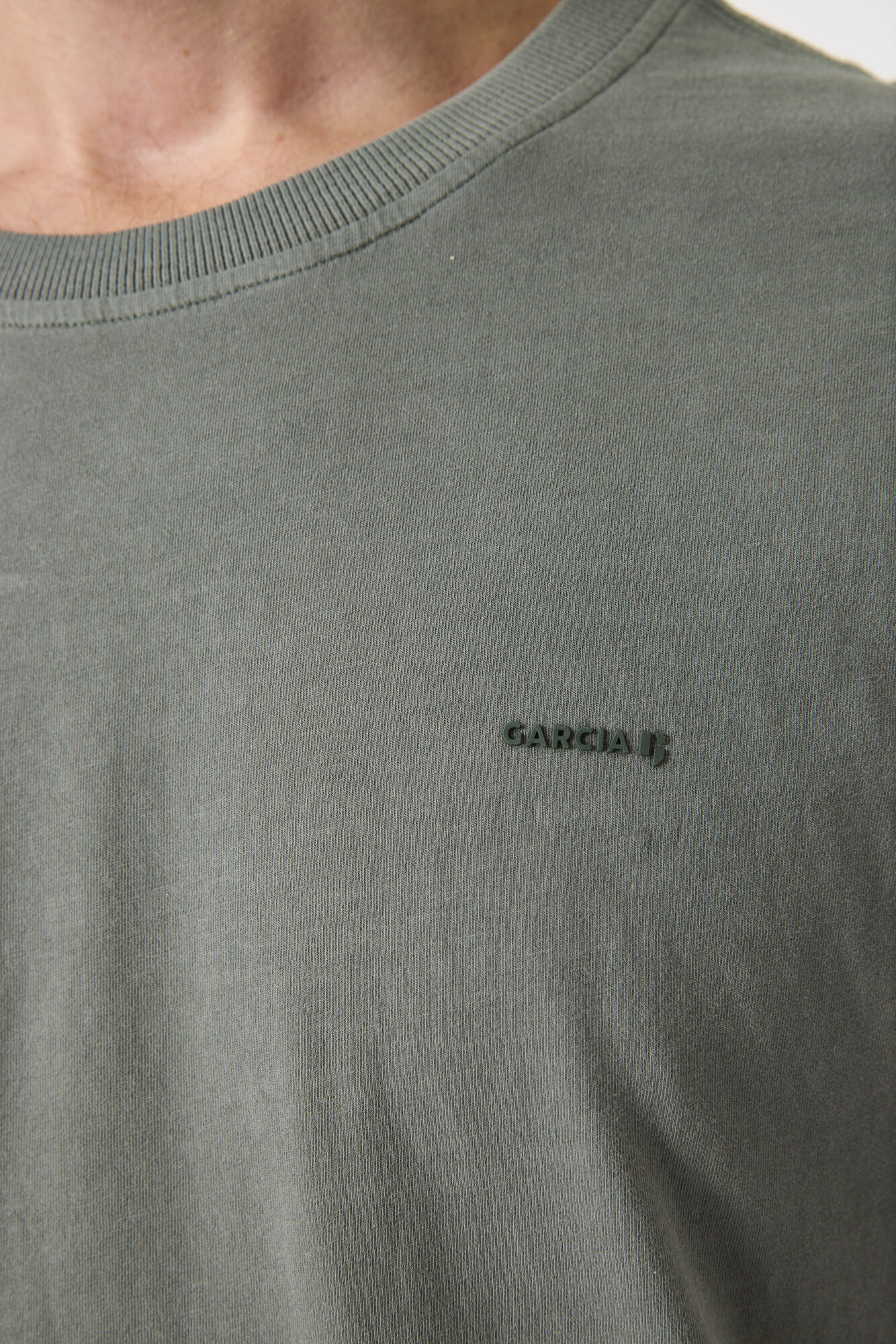 Garcia Z1179 Men`s T-shirt - Sage Green - Image 4