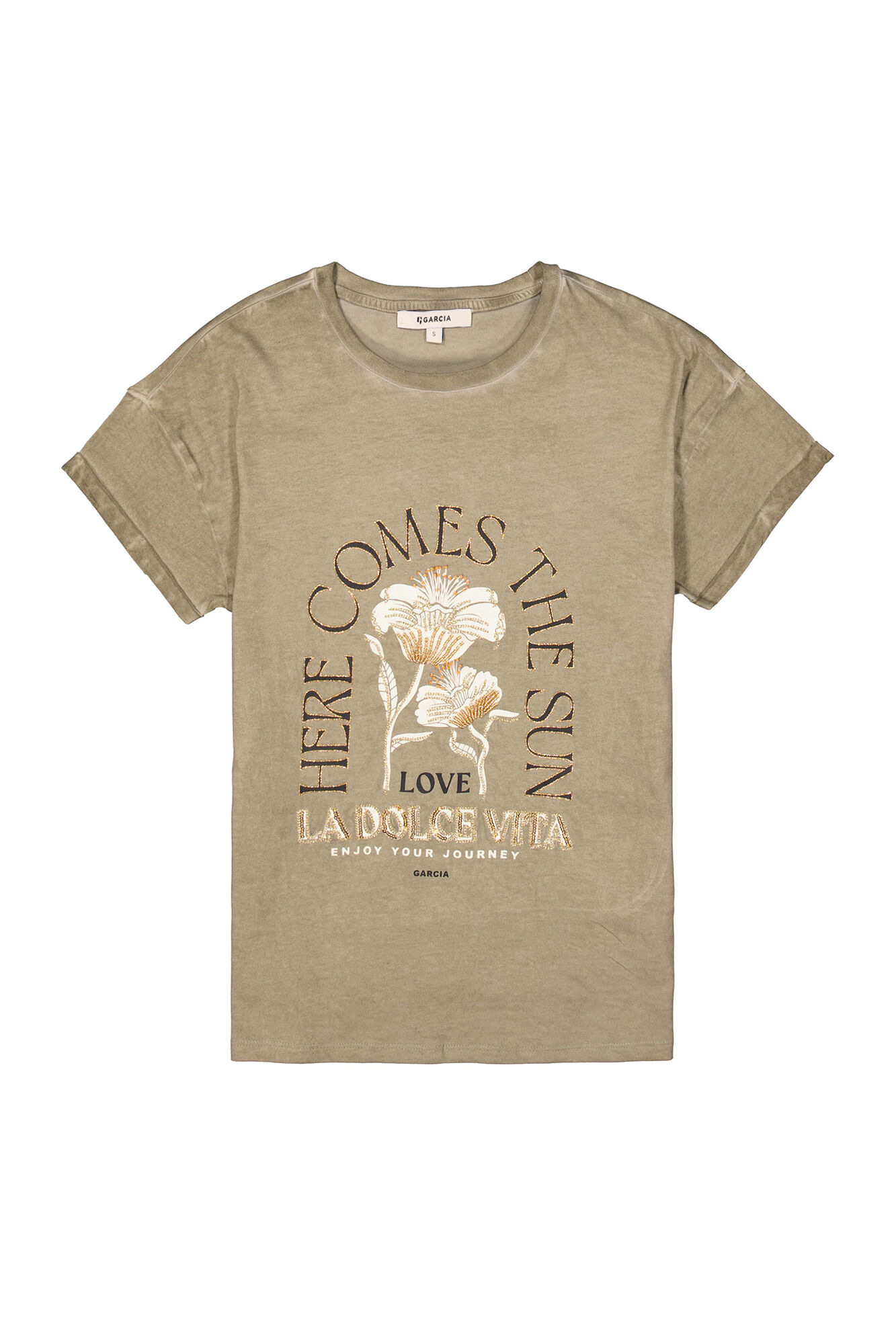 Garcia B50005 T-shirt - Summer Olive - Image 5