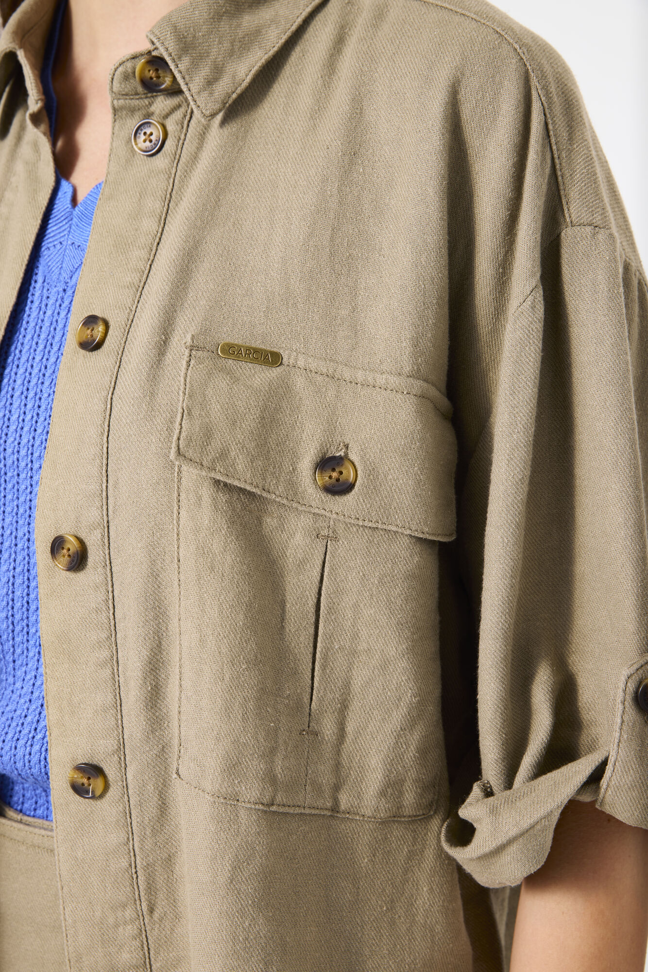 Garcia D50091 Jacket - Summer Olive - Image 5