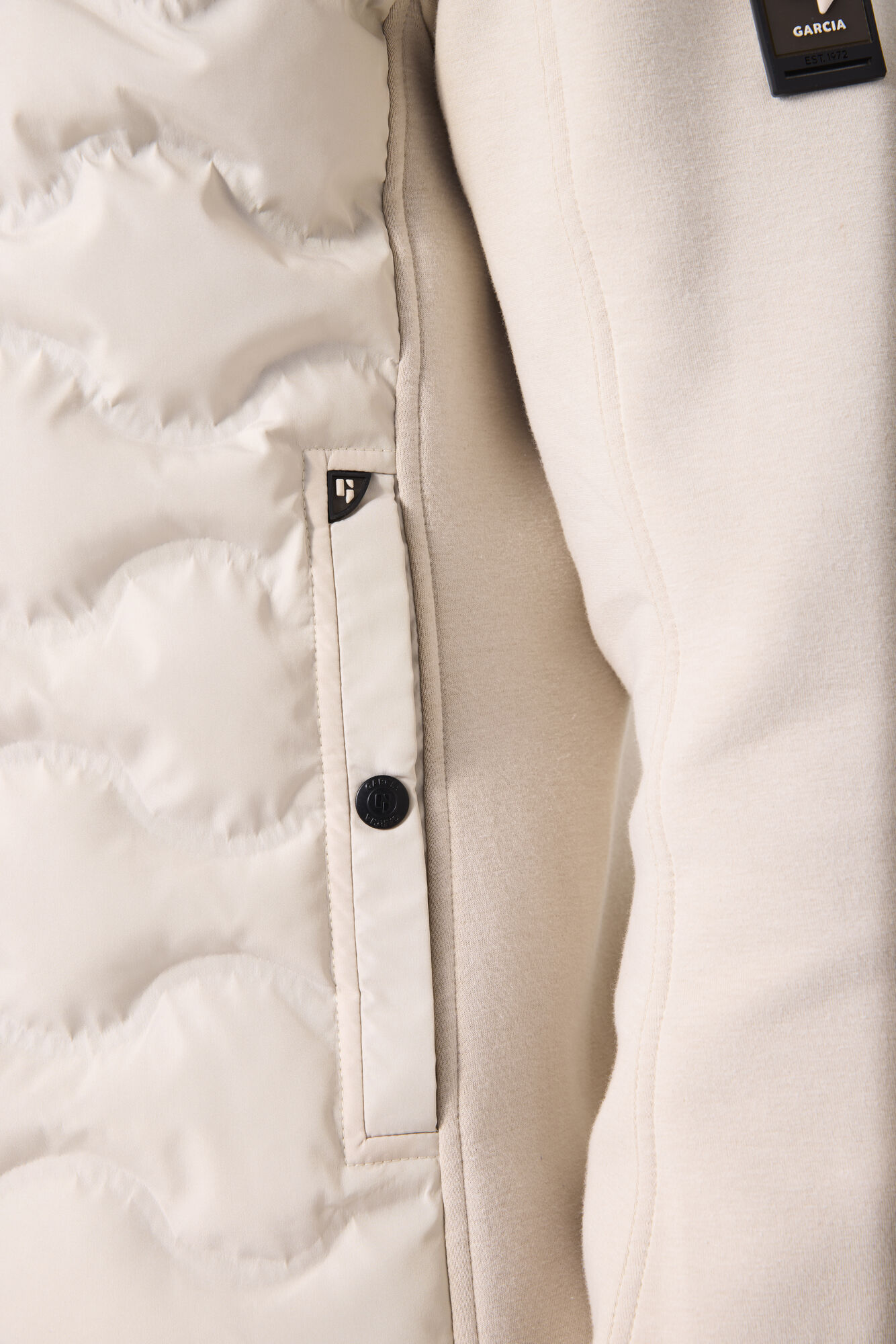 Garcia Men`s Outdoor Jacket - Cloud White GJ510208 - Image 4