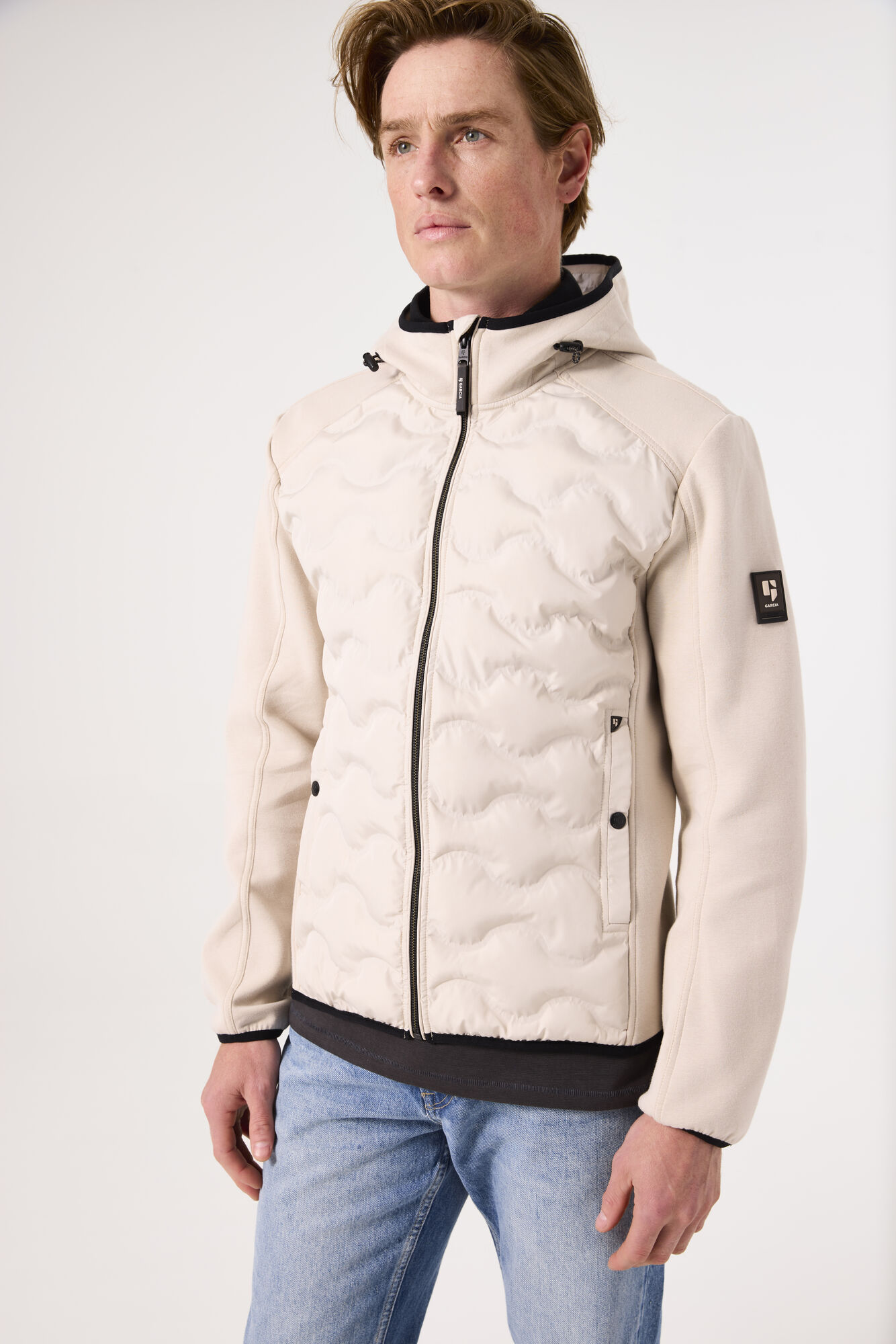 Garcia Men`s Outdoor Jacket - Cloud White GJ510208