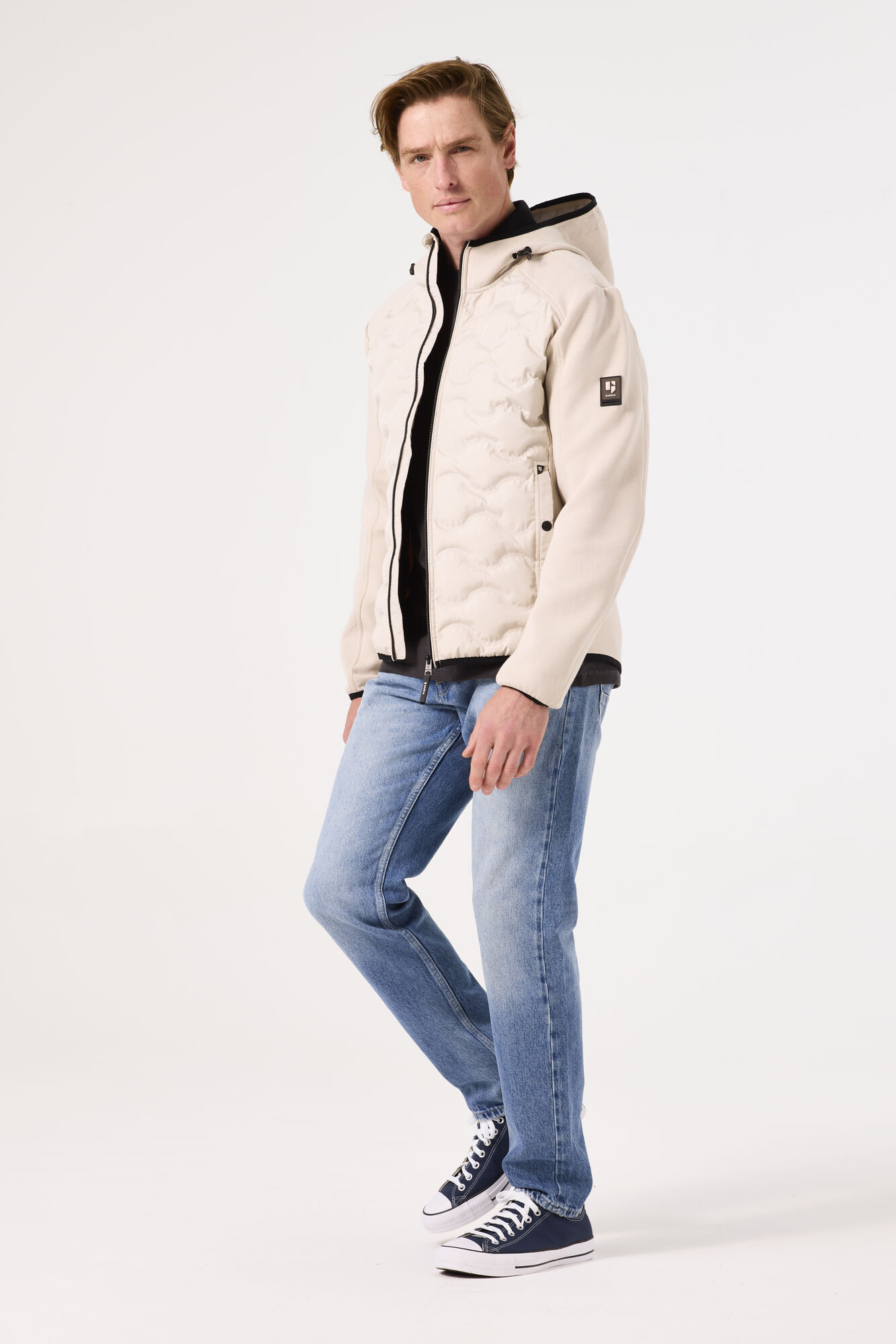 Garcia Men`s Outdoor Jacket - Cloud White GJ510208 - Image 2