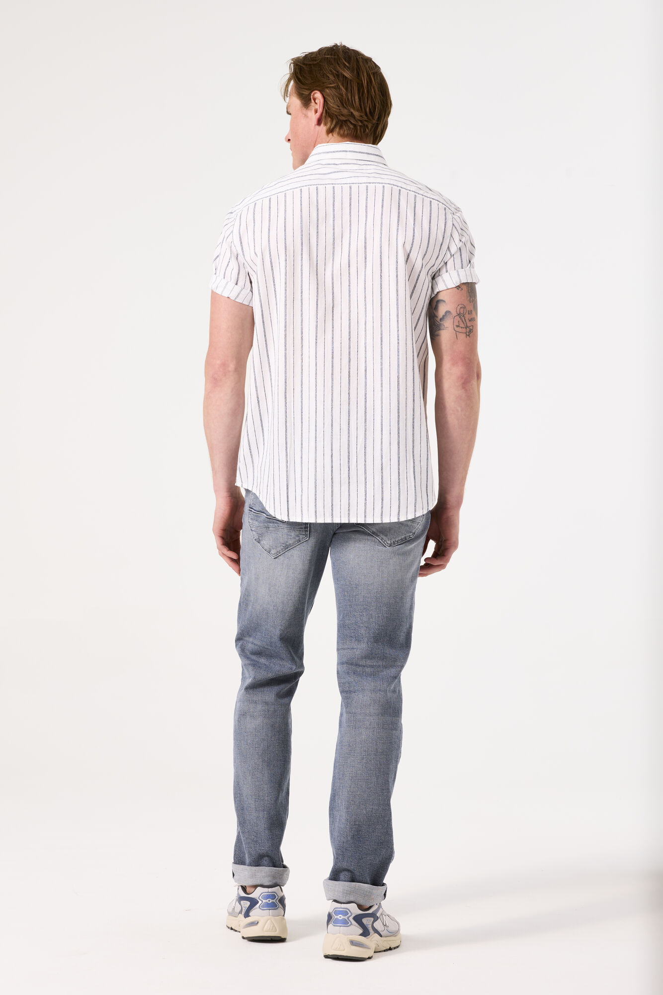 Garcia Men`s SS Shirt - White D51092 - Image 3