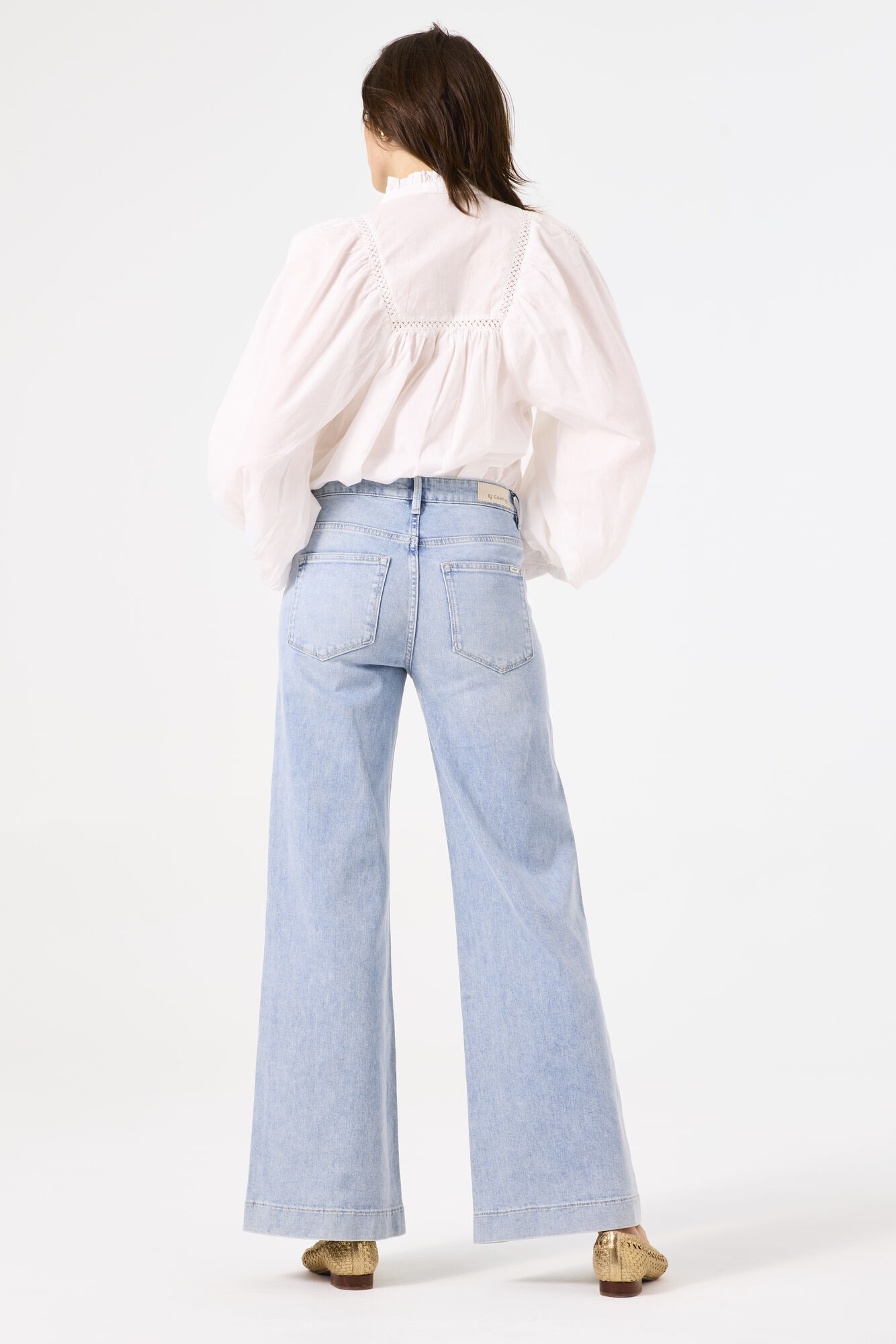 Garcia Ladies LS Shirt - Off White B50032 - Image 3