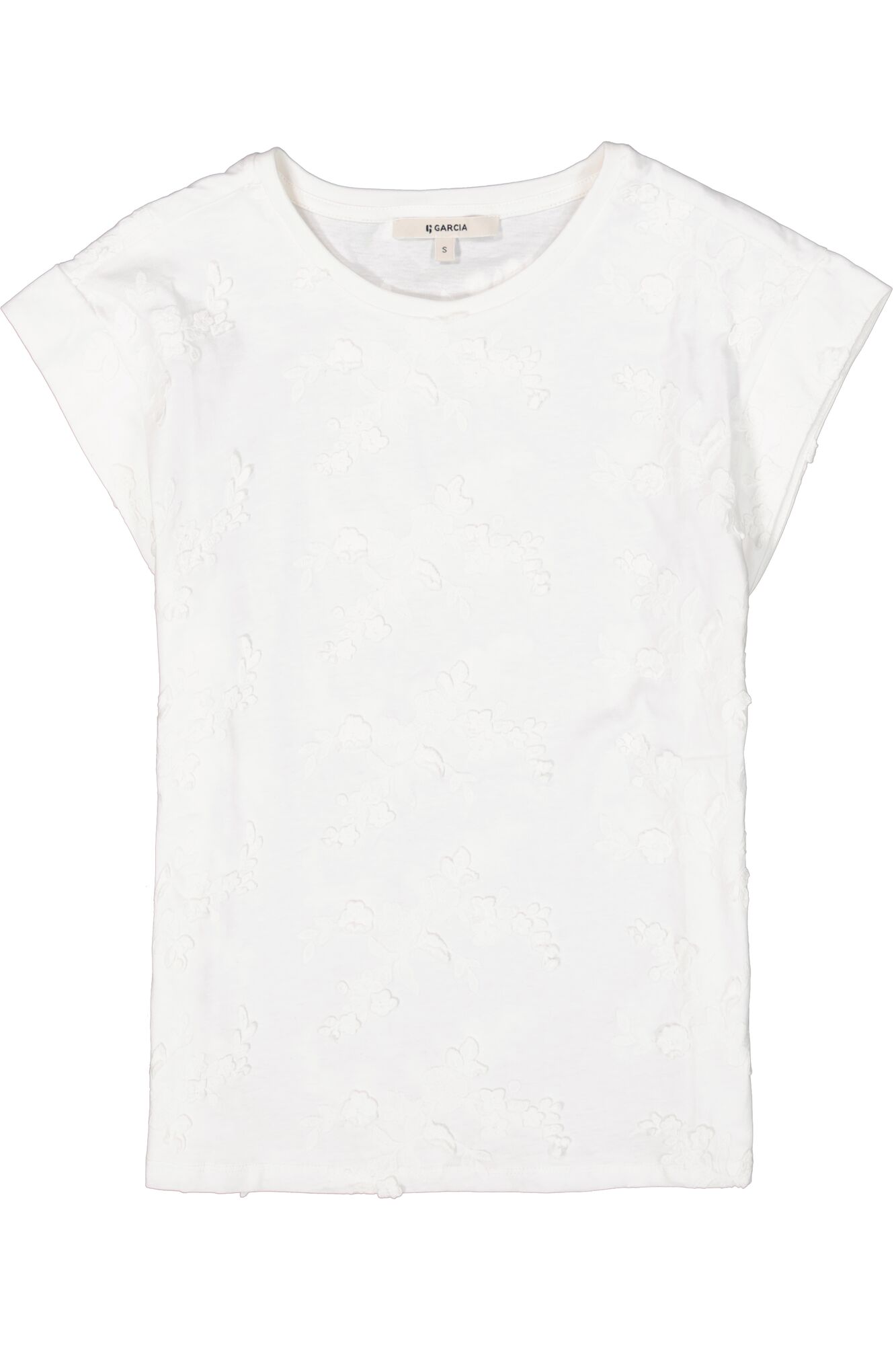 Garcia Ladies T-shirt - Off White D50008 - Image 5
