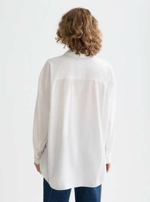 Scotch & Soda Core Girlfriend poplin shirt-White - Image 3