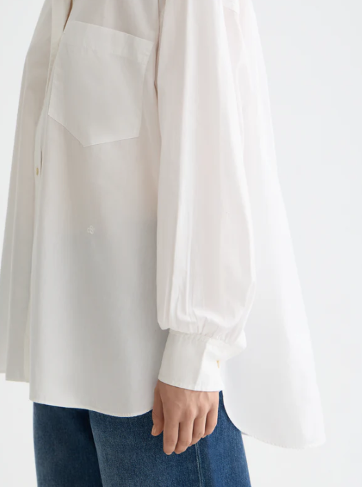 Scotch & Soda Core Girlfriend poplin shirt-White - Image 2