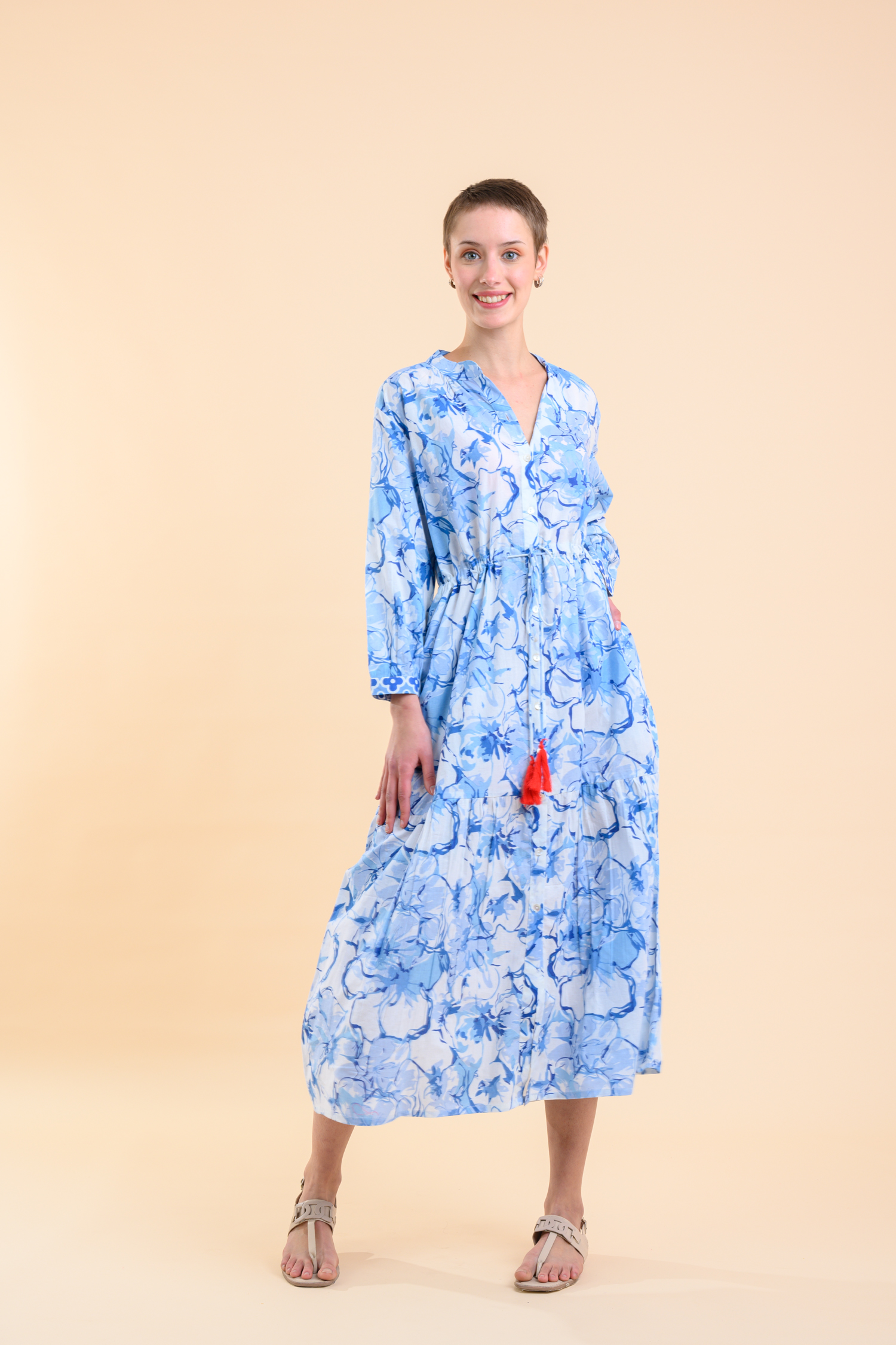 TUSCANY DRESS-CORNELIA BLUE