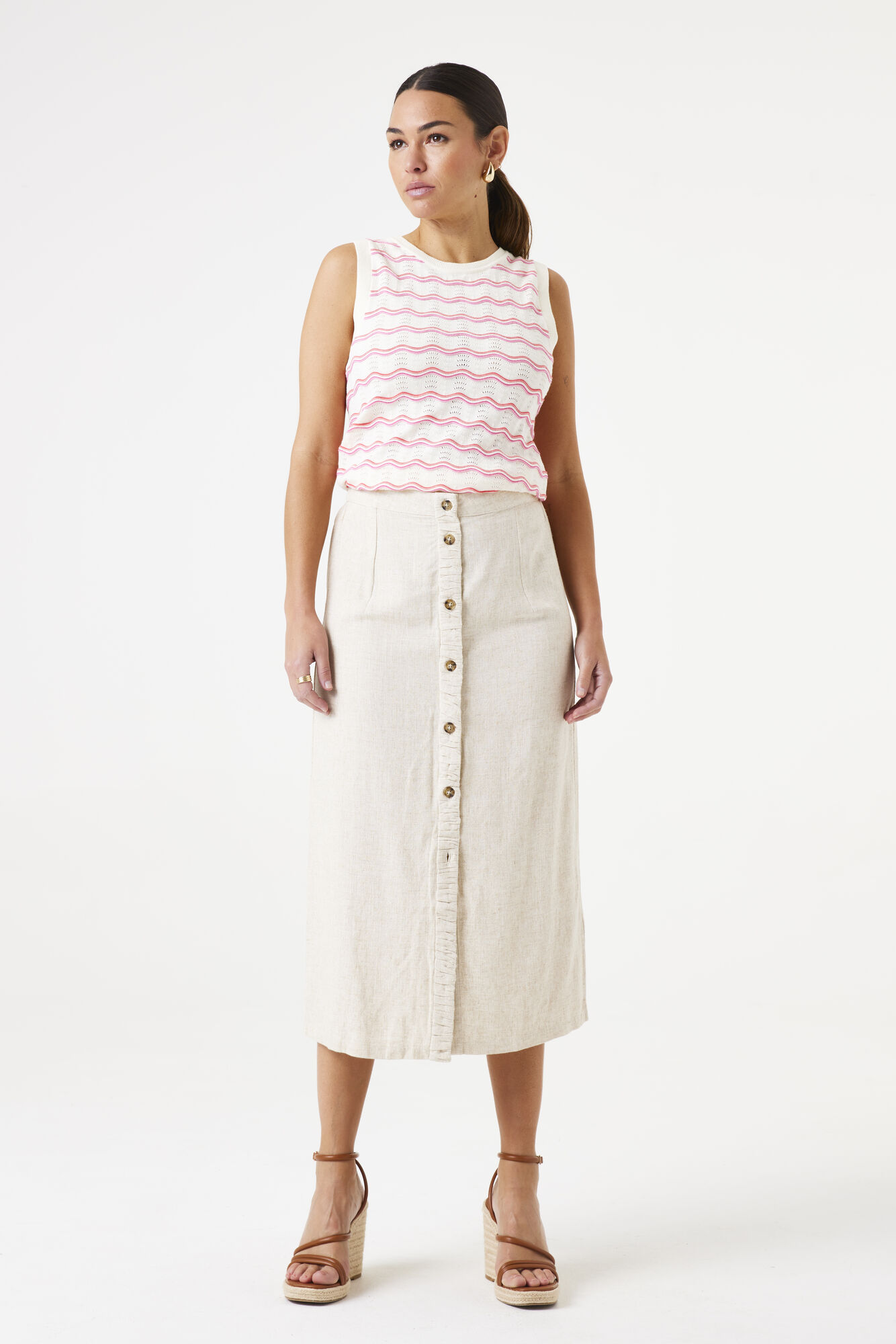 Garcia Singlet - Ecru E50241