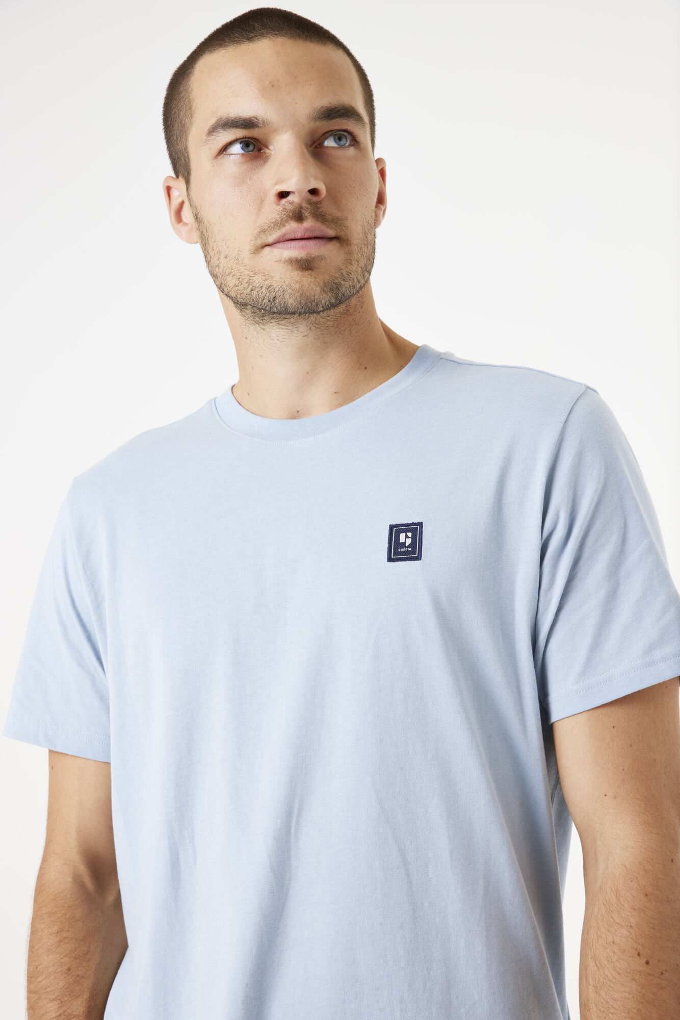 Garcia Men's T-Shirt - Dusty Blue E51201 - Image 3