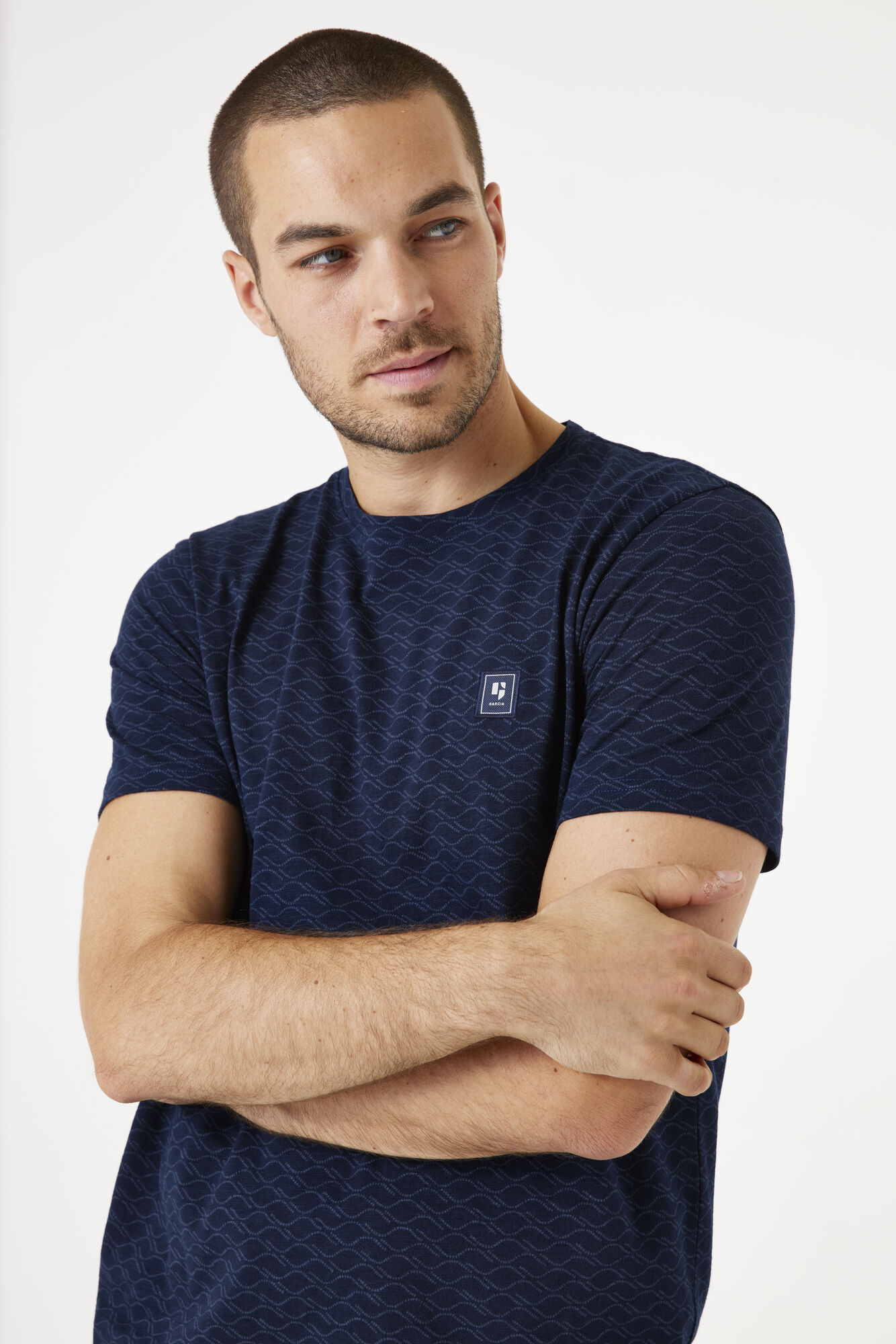 Garcia Men's T-Shirt - Deep Ink E51207 - Image 3