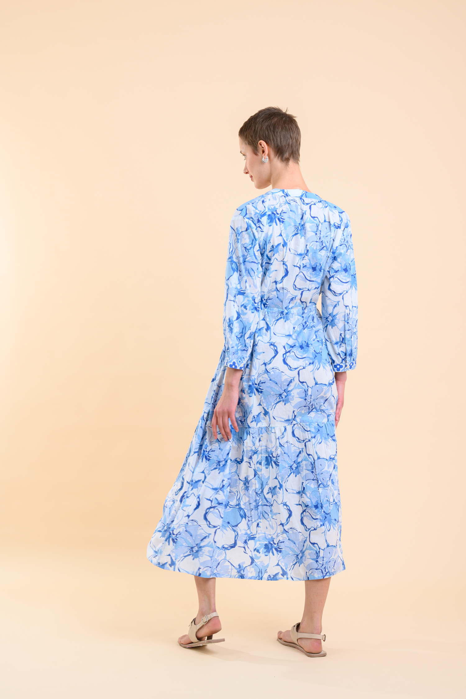 TUSCANY DRESS-CORNELIA BLUE - Image 4