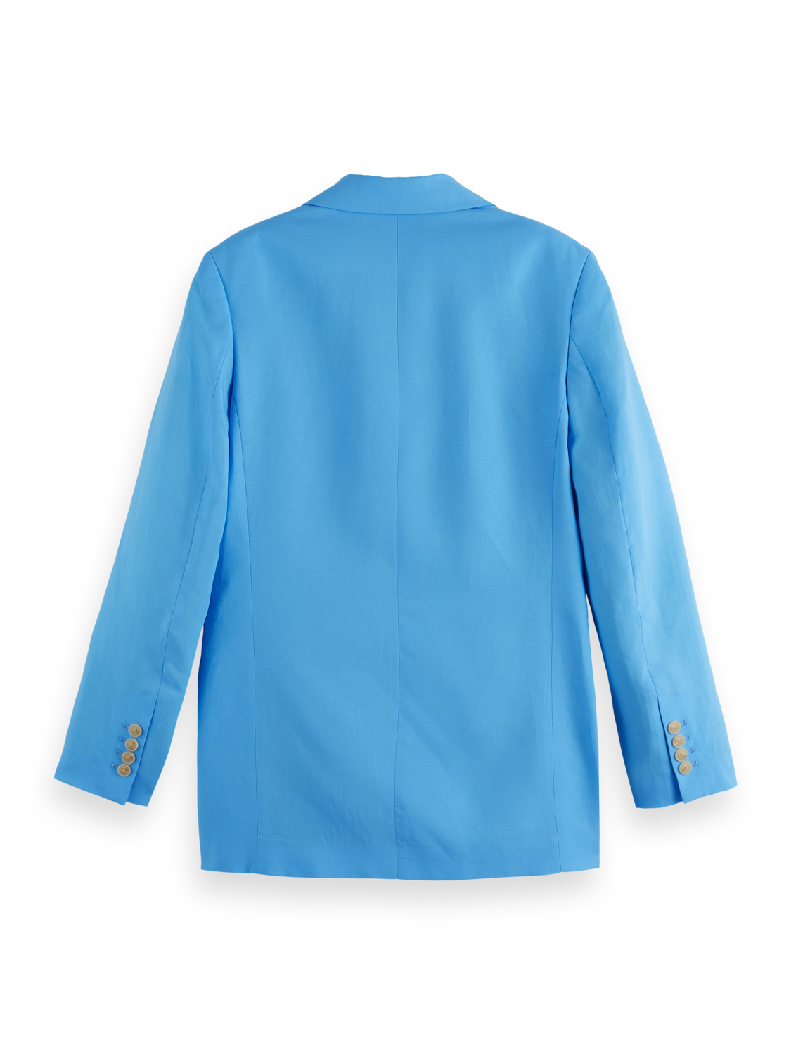 Scotch & Soda Boyfriend Linen Blend Blazer - Aqua Blue - Image 5