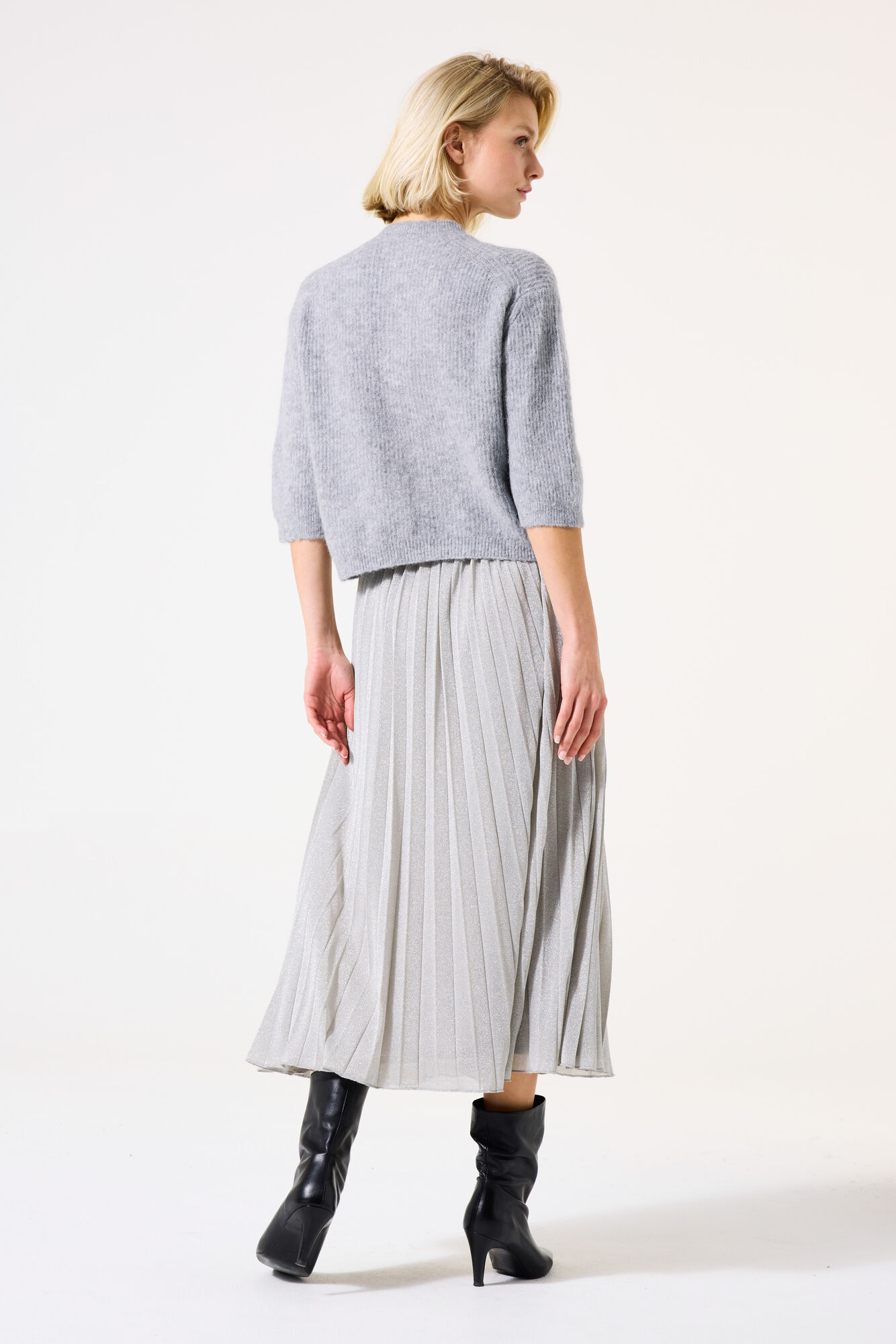 Garcia I50250_ladies cardigan_mist heather - Image 3