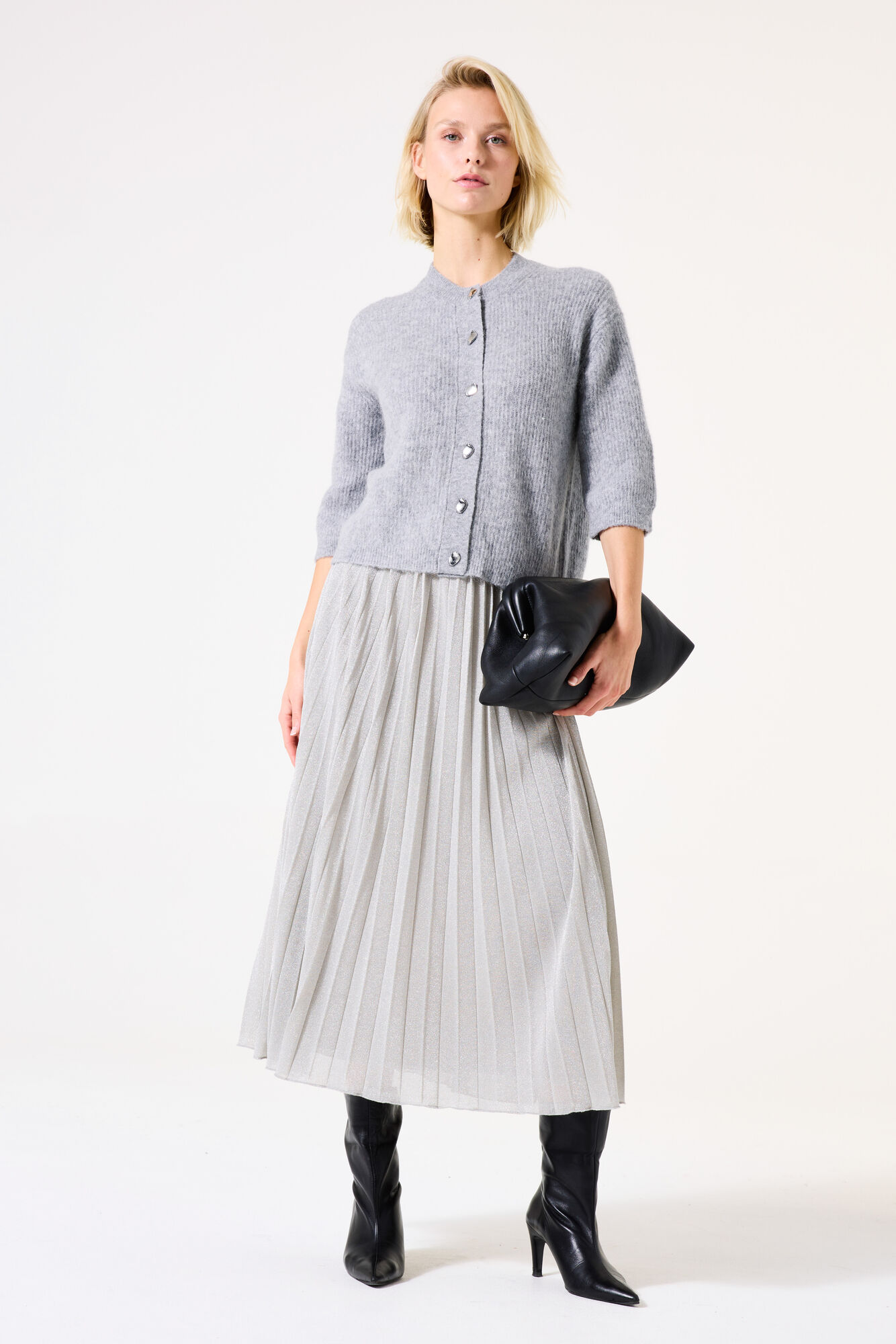 Garcia I50250_ladies cardigan_mist heather - Image 2