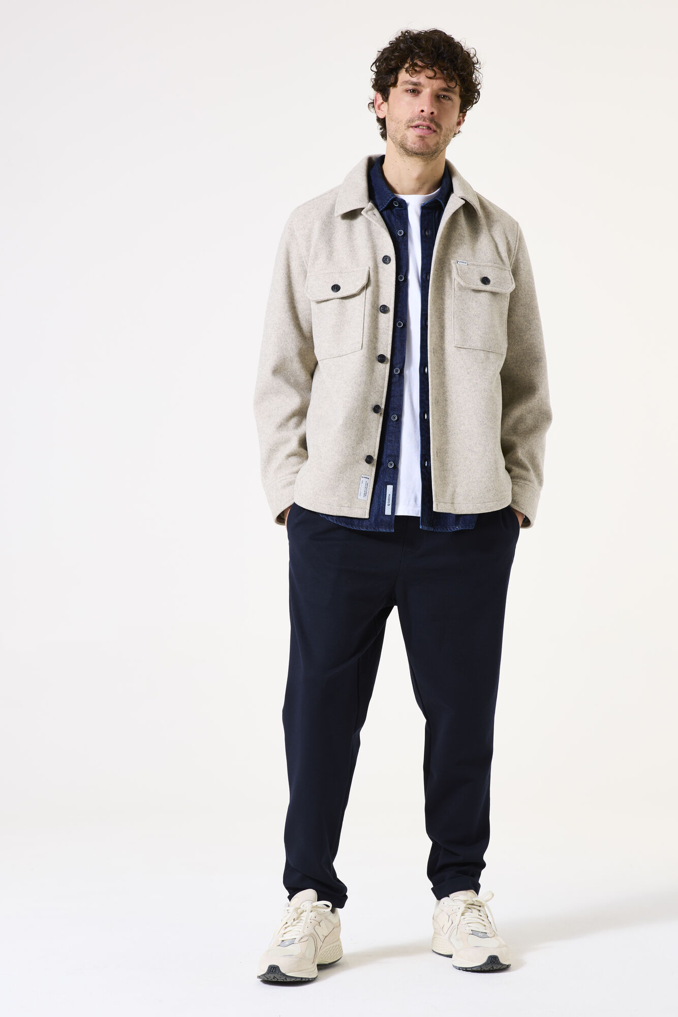 Garcia I51301_men`s overshirt_sand - Image 2