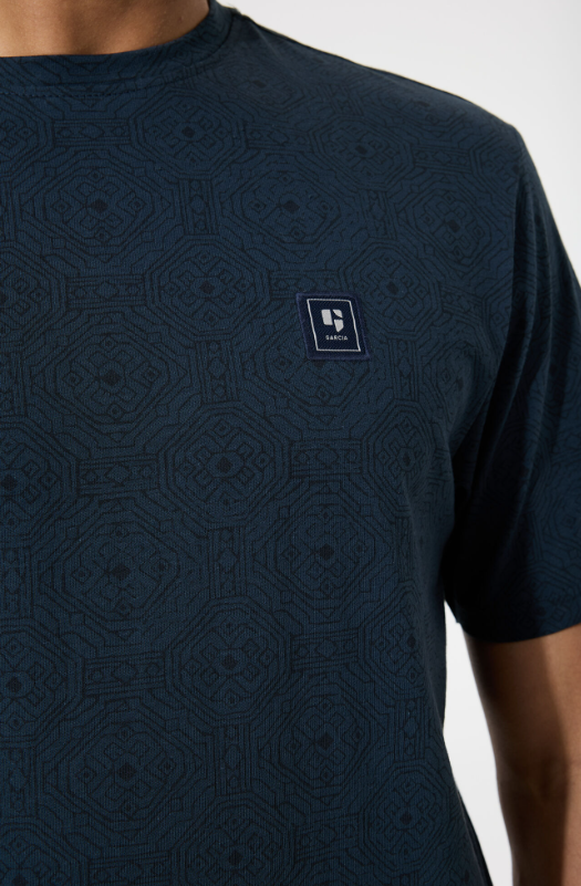 Garcia H51004_men`s T-shirt ss_fossil blue - Image 4