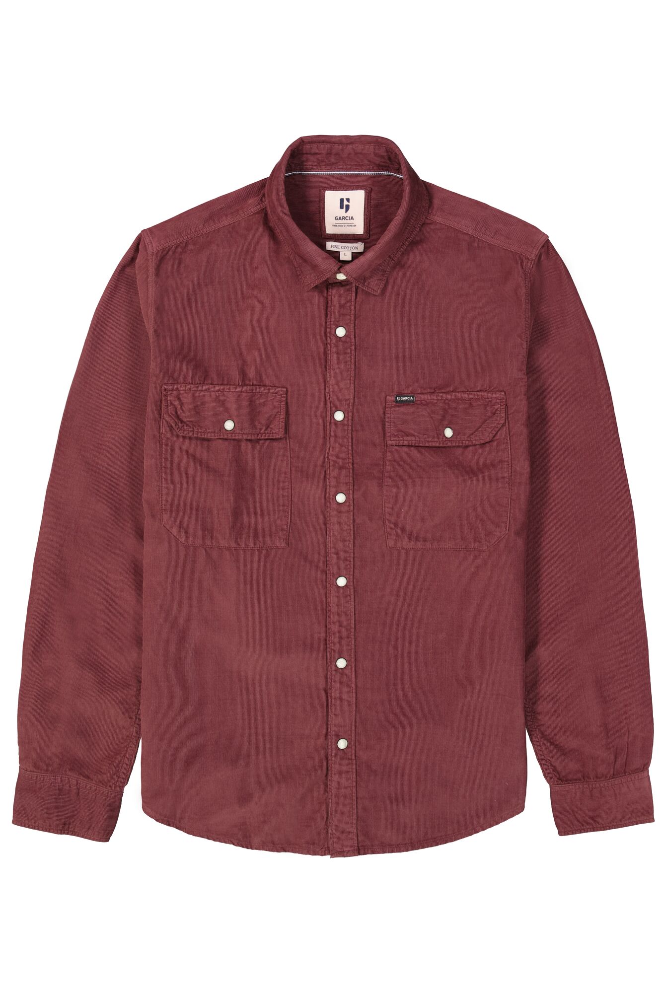 Garcia J51085_men`s shirt ls-plum - Image 5