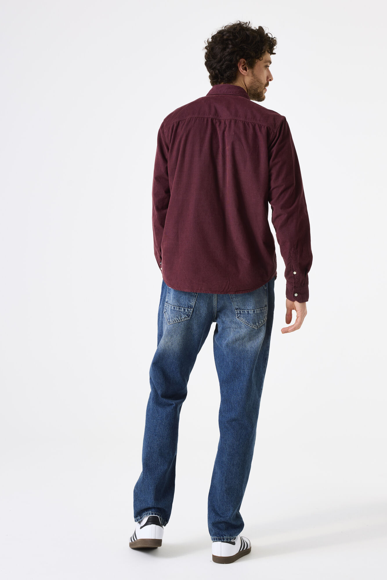 Garcia J51085_men`s shirt ls-plum - Image 3