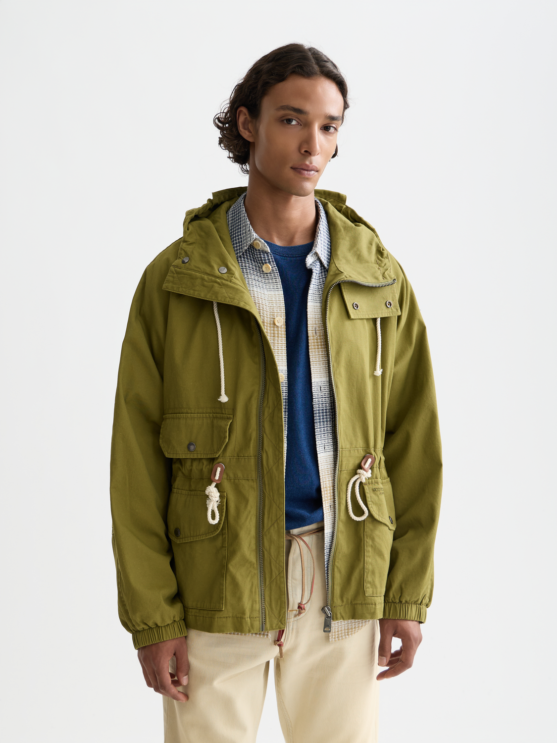 Scotch & Soda Men's Jacket-Green Moss